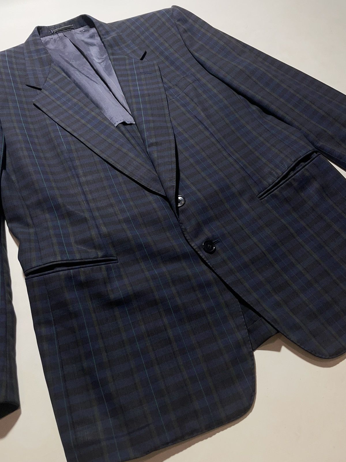 Ermenegildo Zegna Ermenergildo Zegna Plaid Blazer Size 54R - 3 Thumbnail