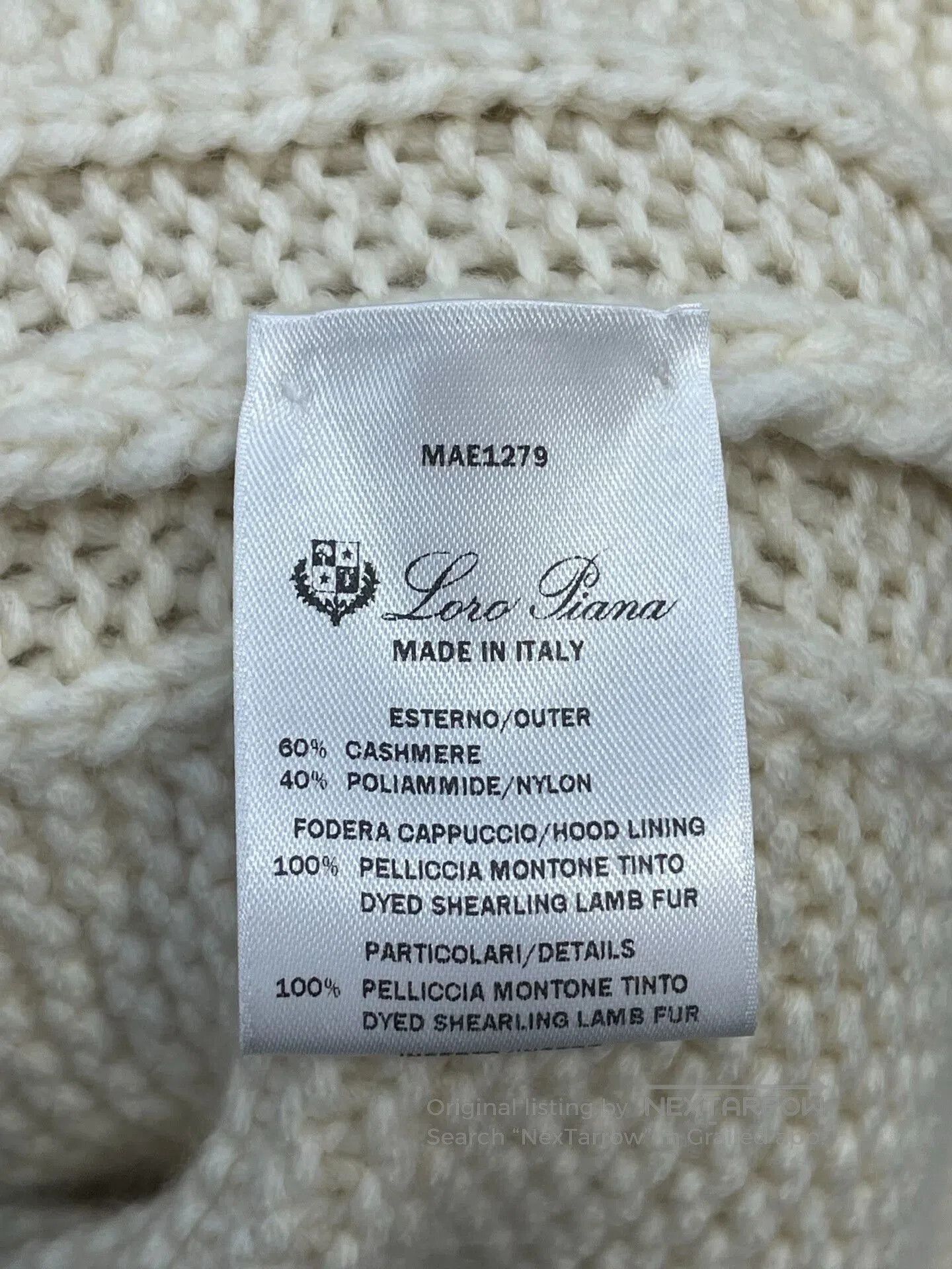 Loro Piana Loropiana Shearling Cashmere Knit Coat. Size S / US 4 / IT 40 - 8 Thumbnail