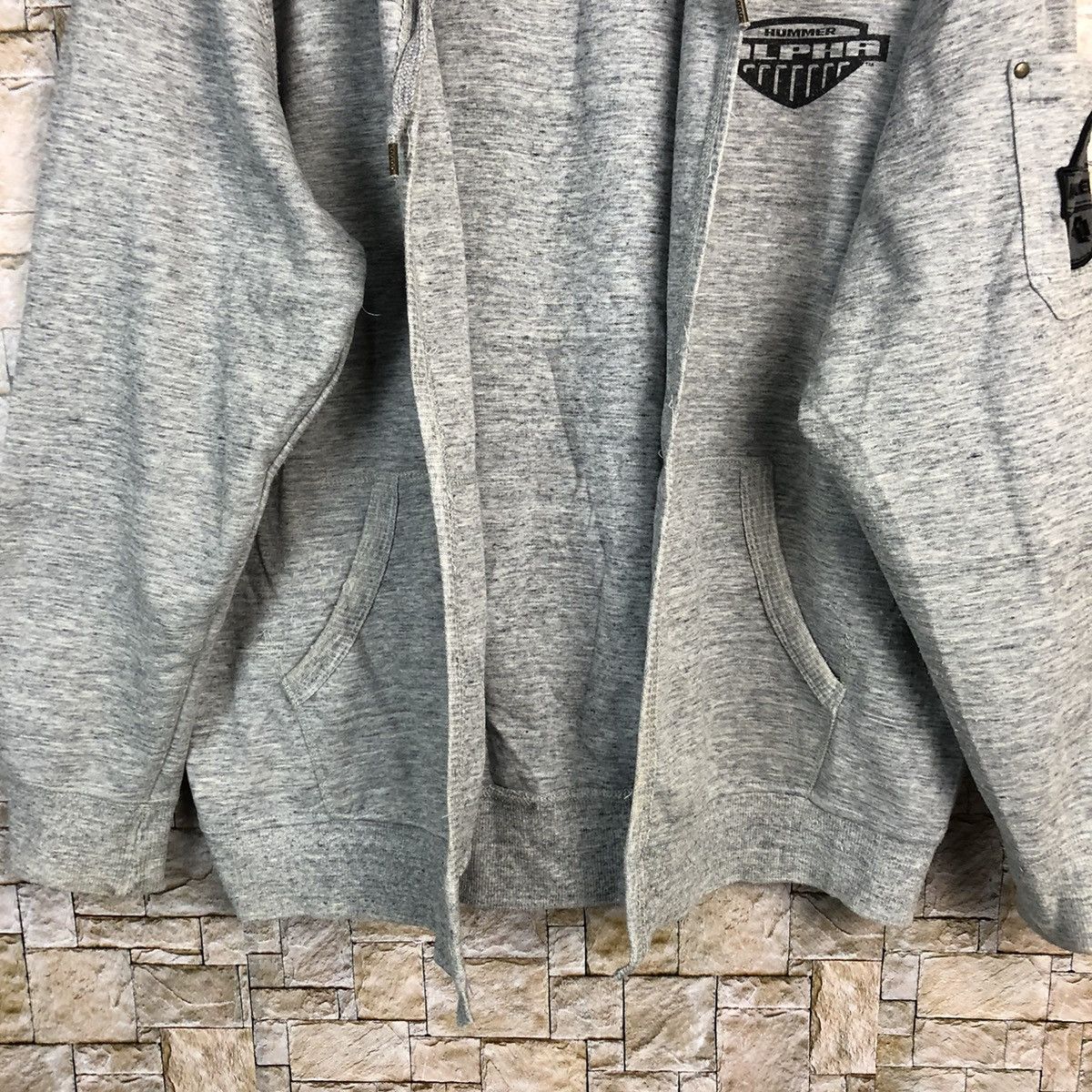 Japanese Brand Hummer vintage Grey Hoodie cardigan sweater #A228 Size US XL / EU 56 / 4 - 8 Thumbnail