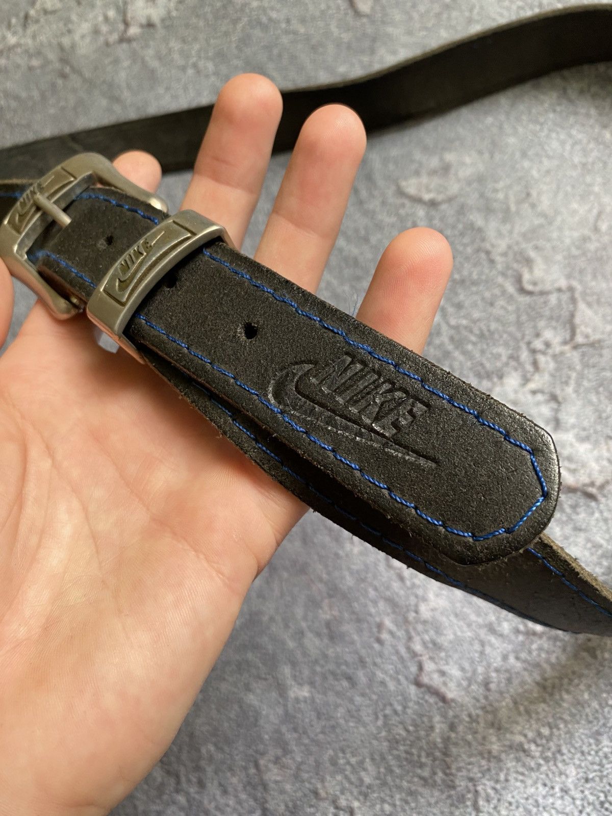 Nike × Vintage Nike belt leather vintage Size ONE SIZE - 5 Thumbnail