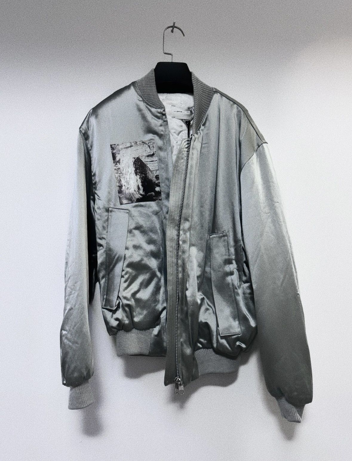 Song for the mute FW18 Silver Silk Jacket