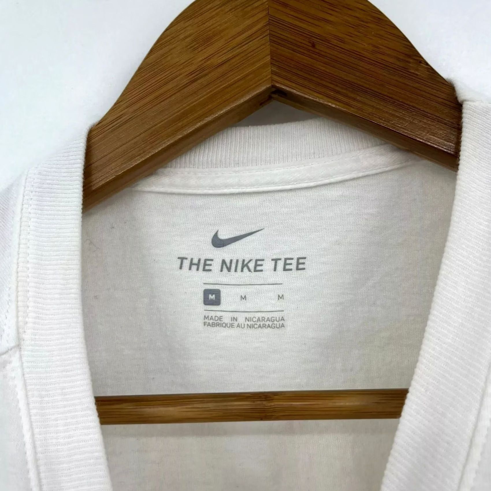 Nike Nike T-Shirt Men’s M White Just Do It Logo Short Sleeve Crew Neck Cotton Size US M / EU 48-50 / 2 - 5 Thumbnail