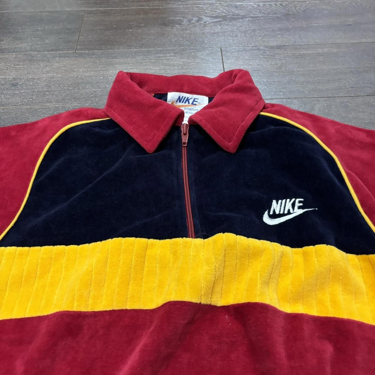 Nike vintage nike sportswear quarter zip collared sweatshirt 70s Size US M / EU 48-50 / 2 - 3 Thumbnail