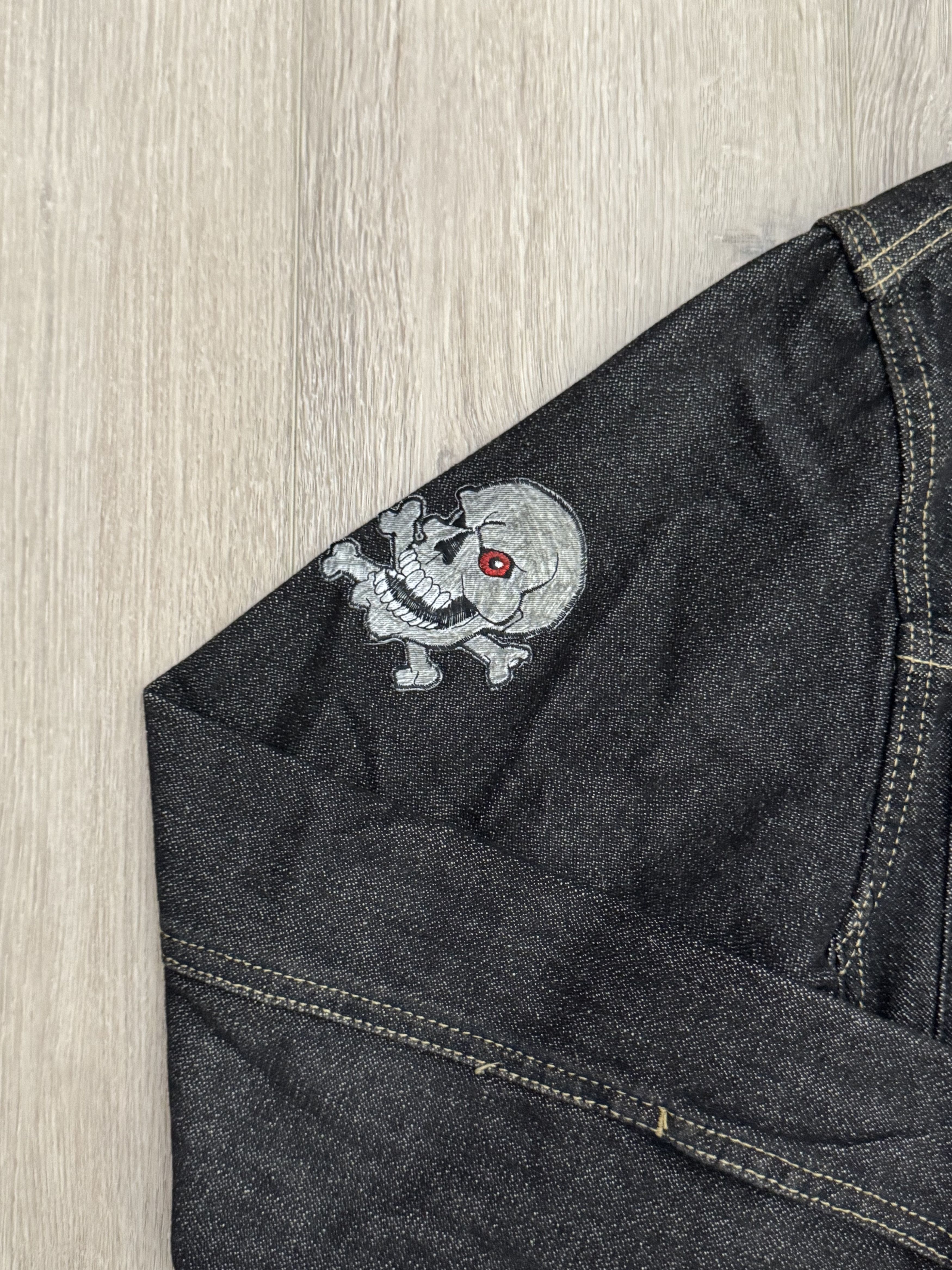 JNCO vintage Y2K JNCO Jeans Denim Jacket Los Angeles Embroidered Size US L / EU 52-54 / 3 - 4 Thumbnail