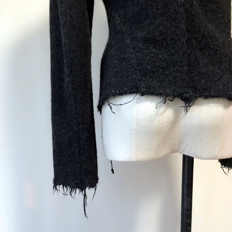 Comme Des Garcons Small Fragrant Wool Felting Ripped-Edge