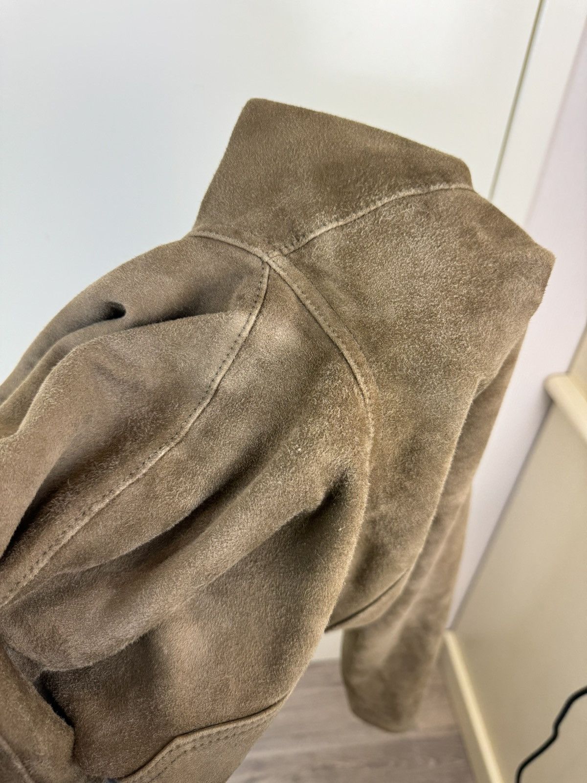 Lauren Ralph Lauren Ralph Lauren Suede Leather Brown Vtg Pants Trousers Cowboy Size 32" / US 10 / IT 46 - 20 Thumbnail