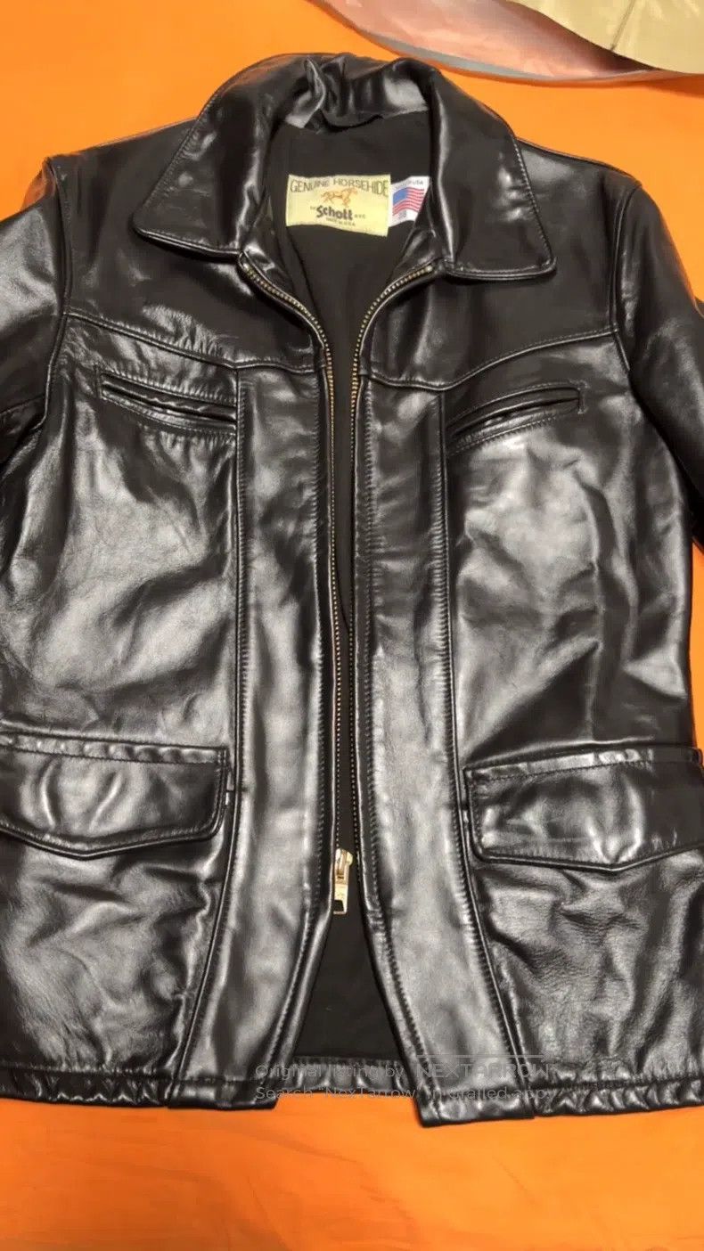 Schott Schott Horseskin leather clothing Size US M / EU 48-50 / 2 - 1 Thumbnail