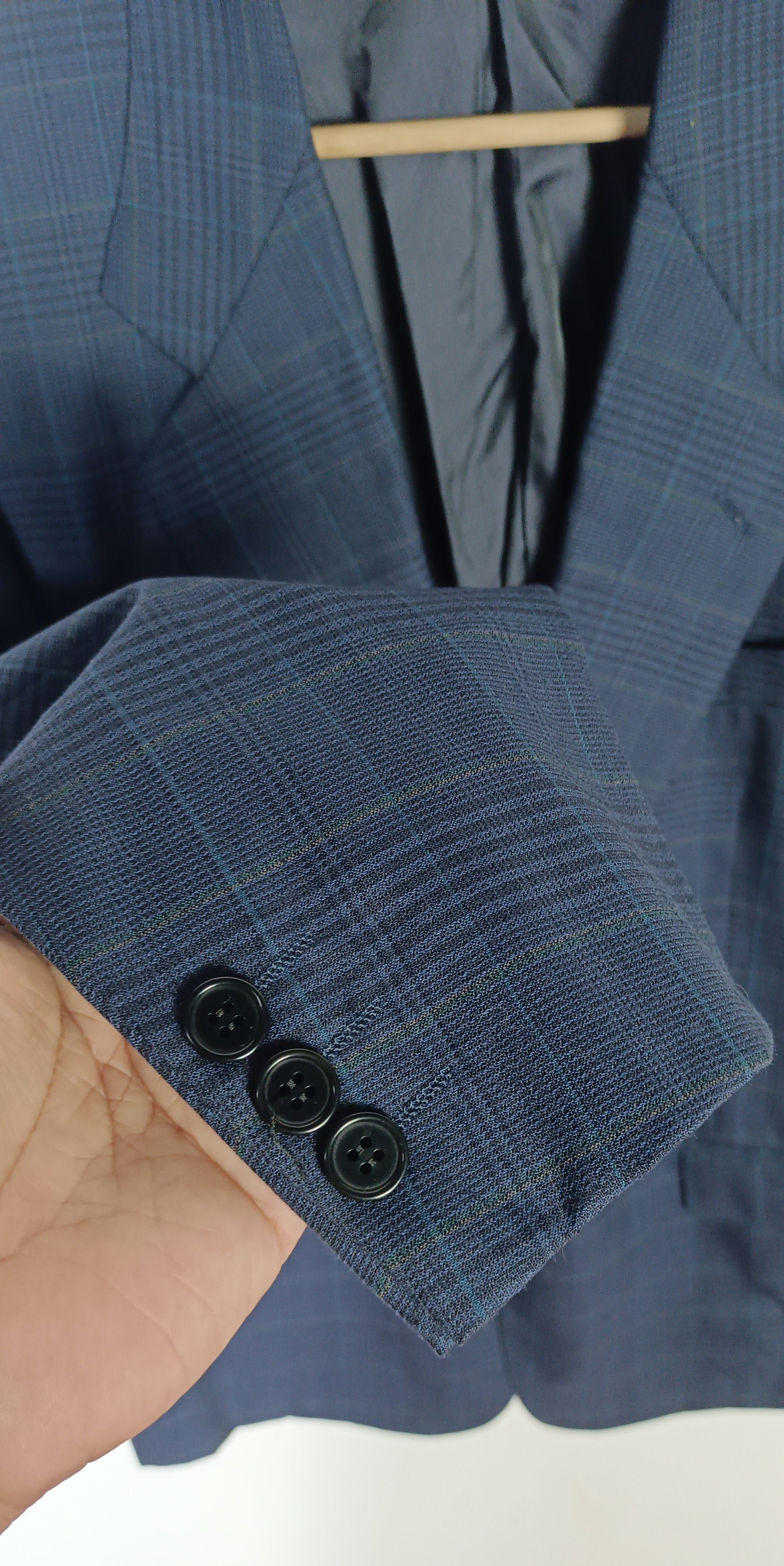 Yves Saint Laurent Yves Saint Laurent Hickory Suit Blazer Size 40R - 6 Thumbnail
