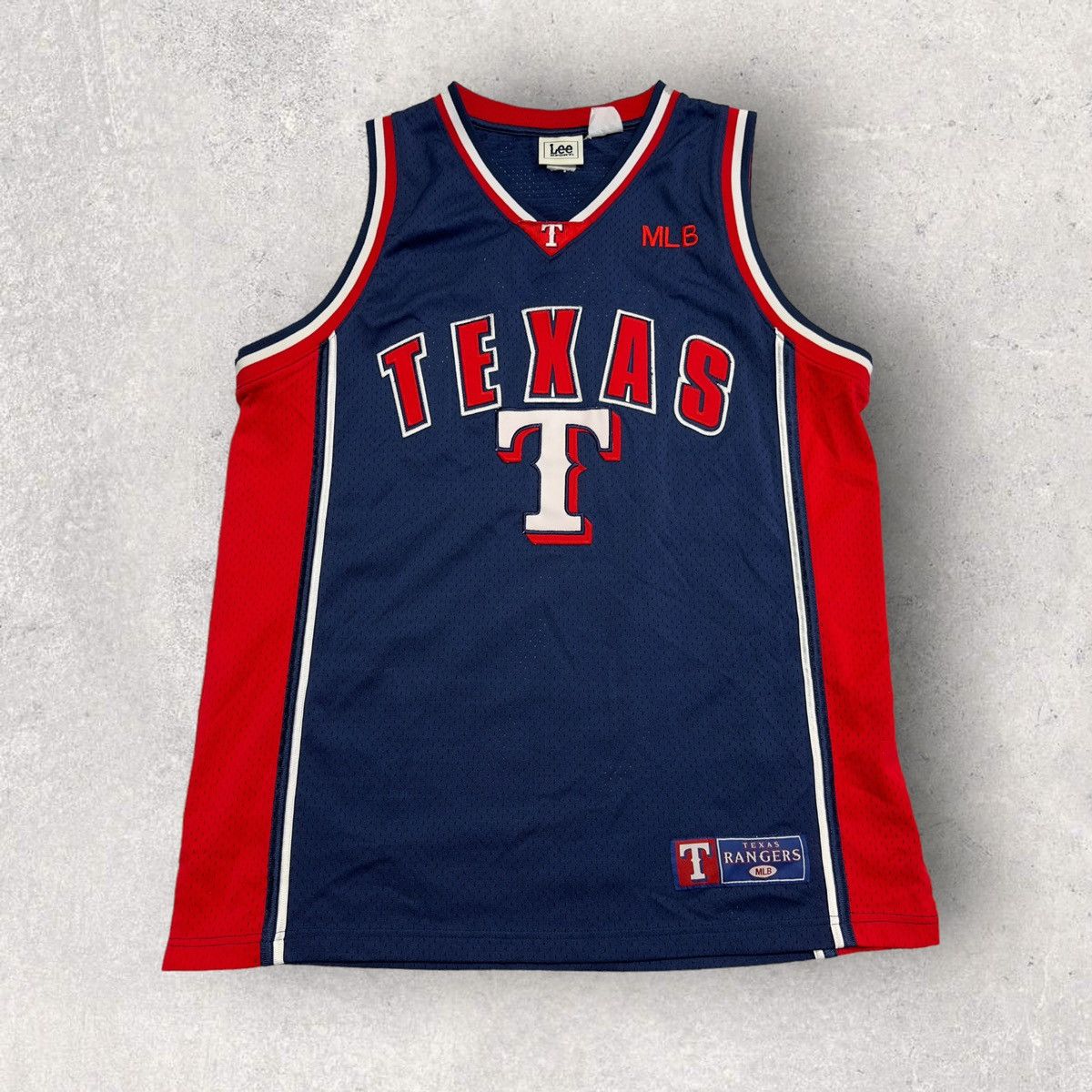 Lee × MLB × Vintage Vintage Texas Rangers basketball jersey Size US XL / EU 56 / 4 - 1 Thumbnail