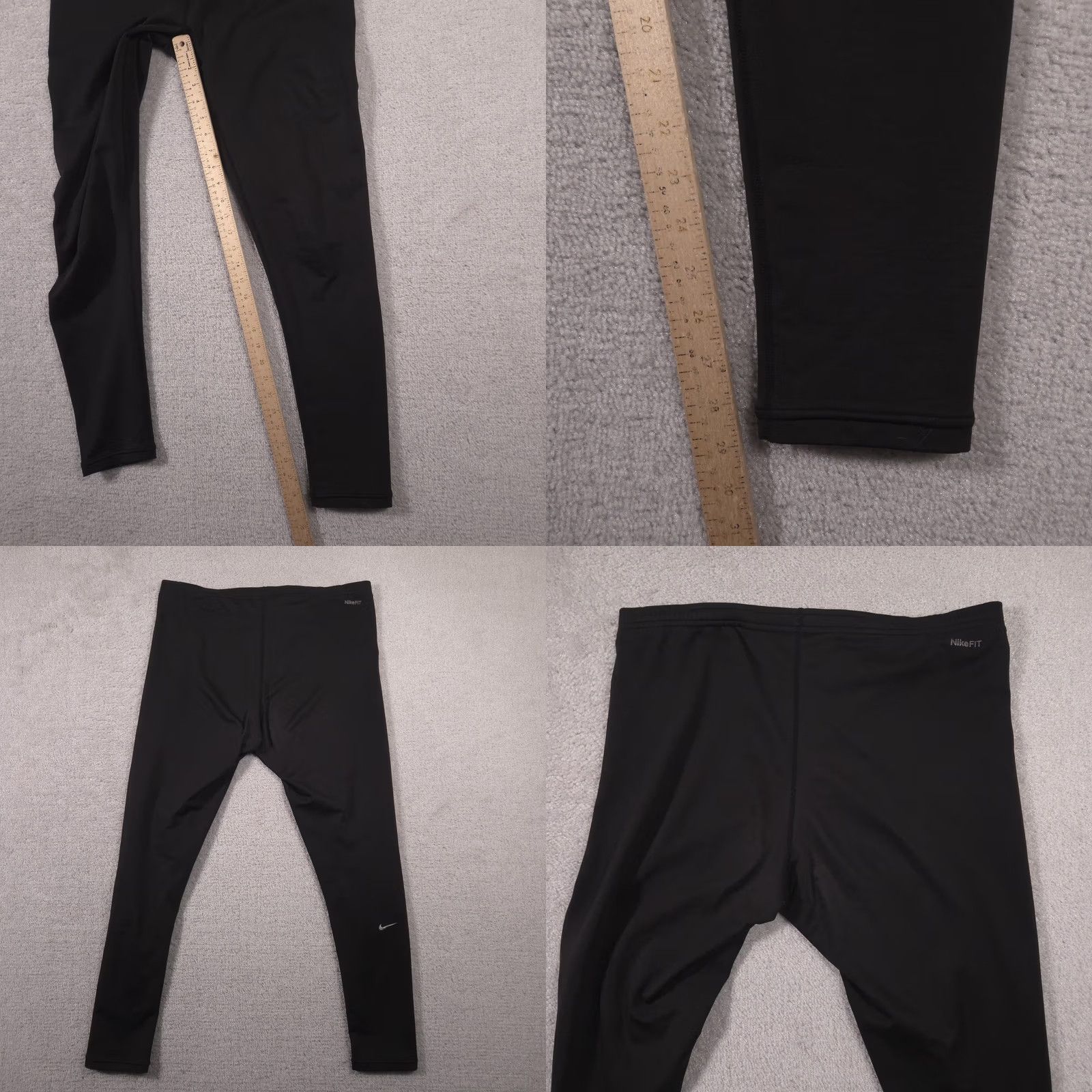 Nike Nike FIT Dry Kobe Compression Pants Mens XL Black Base Layer Leggings Athletic Size US 36 / EU 52 - 9 Thumbnail