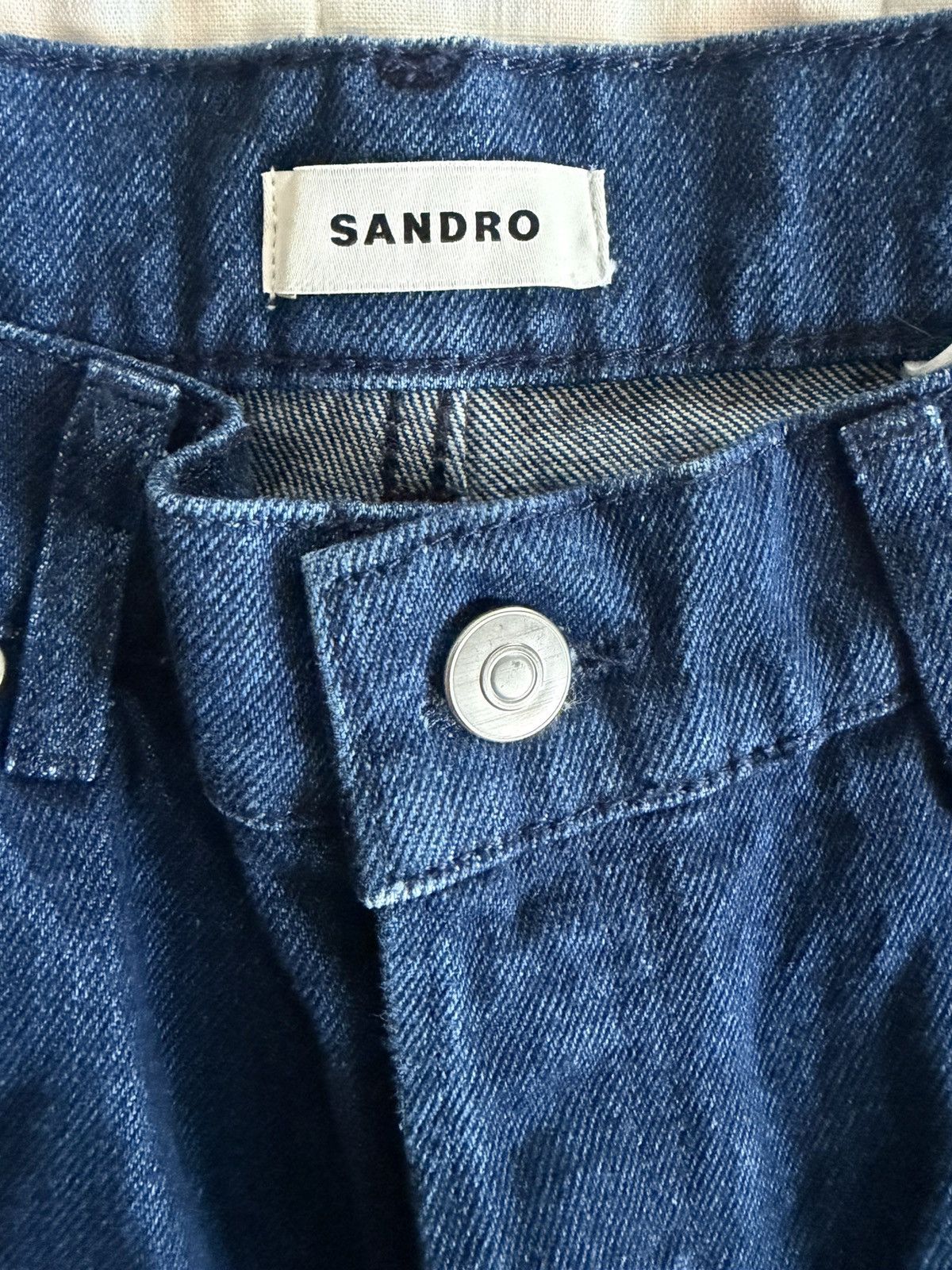 Sandro Sandro Paris Regular Fit Jeans — Size 34 / Dark Blue — NWT Size US 34 / EU 50 - 4 Thumbnail