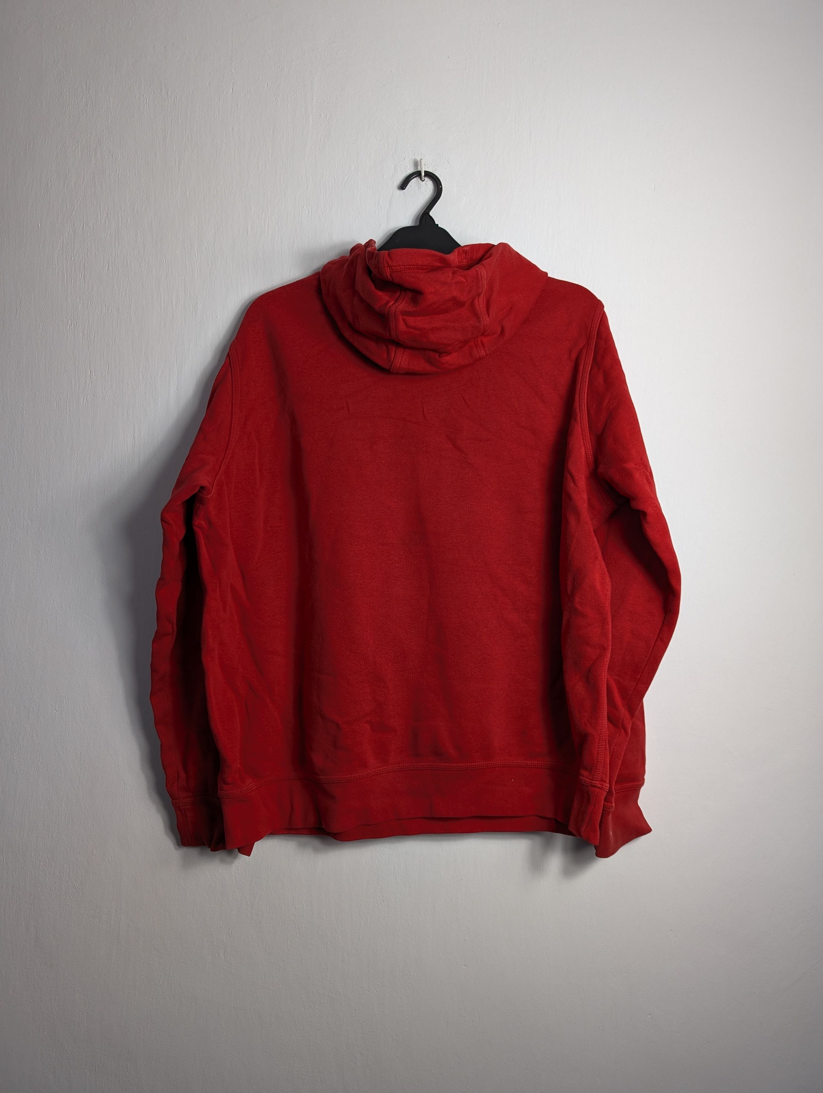 Nike Nike Basic Red Hoodie Swoosh Vintage Streetwear Sportswear Size US XL / EU 56 / 4 - 3 Thumbnail