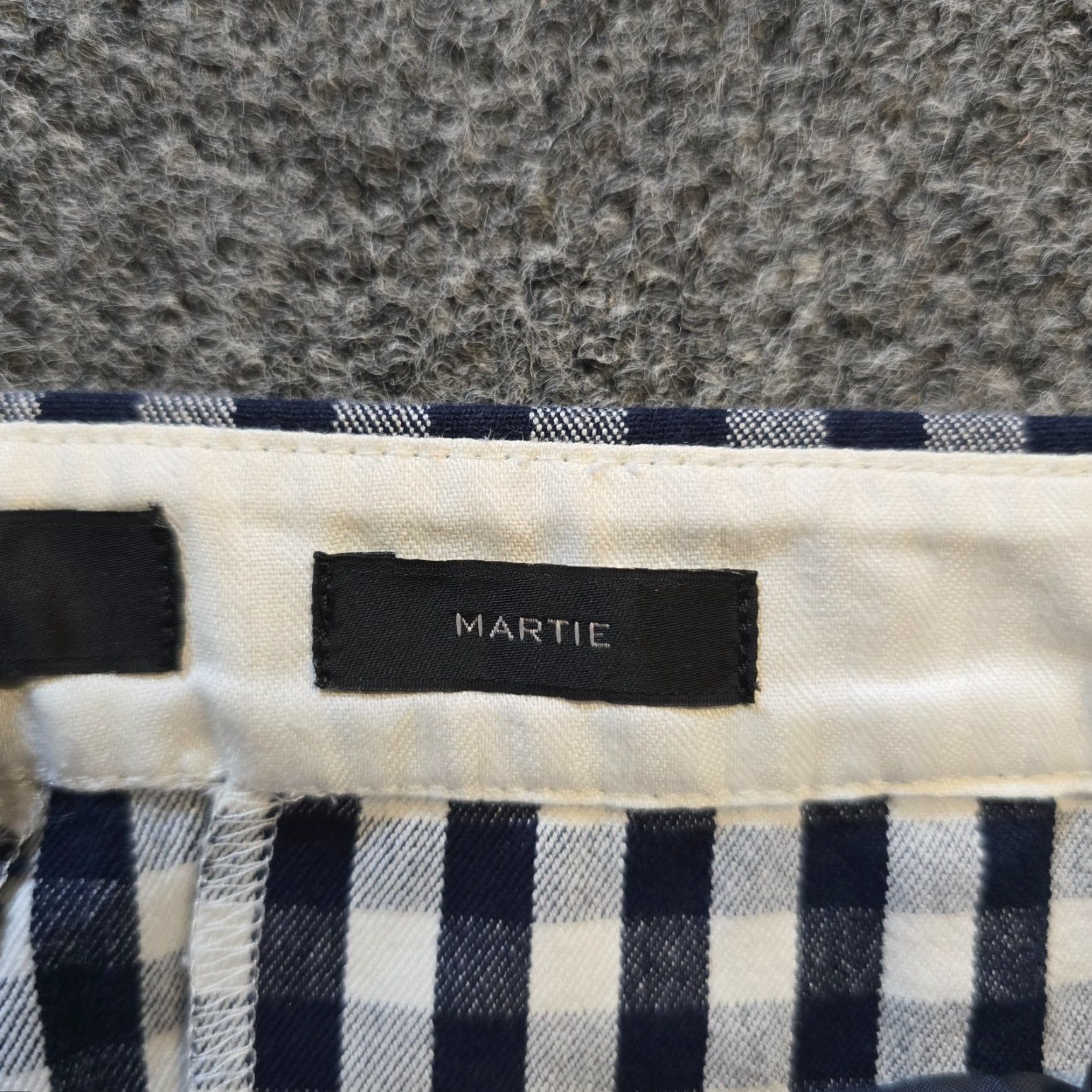J.Crew J.CREW Pants Women Size 8P Petite Blue Gingham Plaid Tapered Martie Casual Preppy Pants Size 30" / US 8 / IT 44 - 5 Thumbnail
