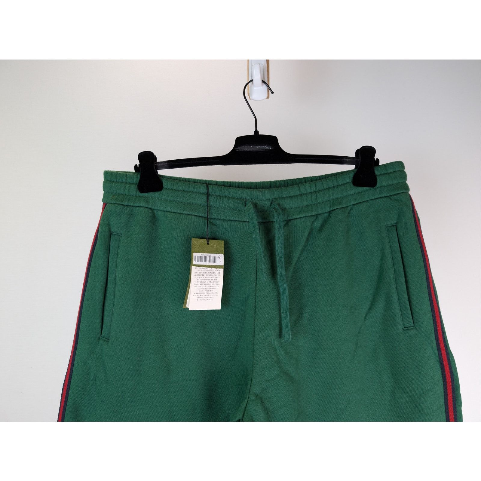Gucci o1rshd1 Cotton Jersey Jogging Pants with Web Stripe in Green Size US 40 / EU 56 - 3 Thumbnail