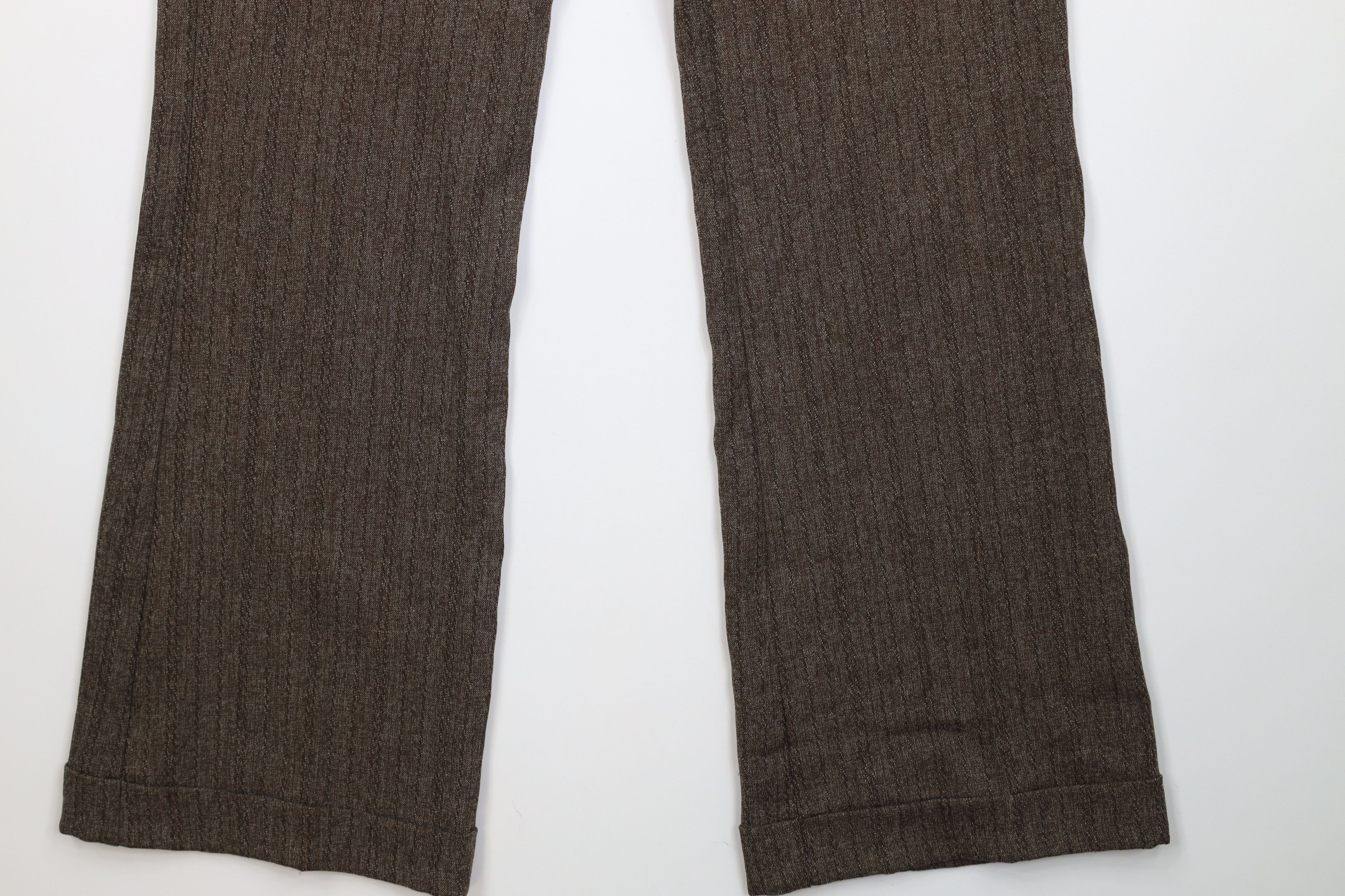 Vintage Vintage 90s Y2K Babydoll Knit Flared Wide Leg Chino Pants Size 32" / US 10 / IT 46 - 5 Thumbnail