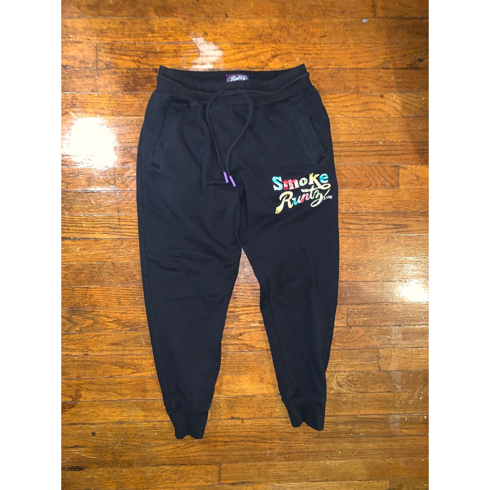 Other Smoke Runtz Black Jogger Pants Size Small Sweatpants Size US 28 / EU 44 - 1 Thumbnail