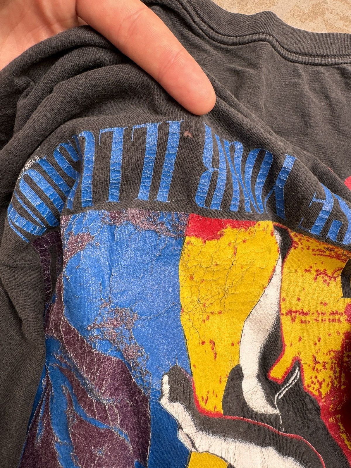 Band Tees × Vintage VINTAGE 90s GUNS N ROSES USE YOUR ILLUSION TOUR BAND TSHIRT Size US L / EU 52-54 / 3 - 12 Thumbnail