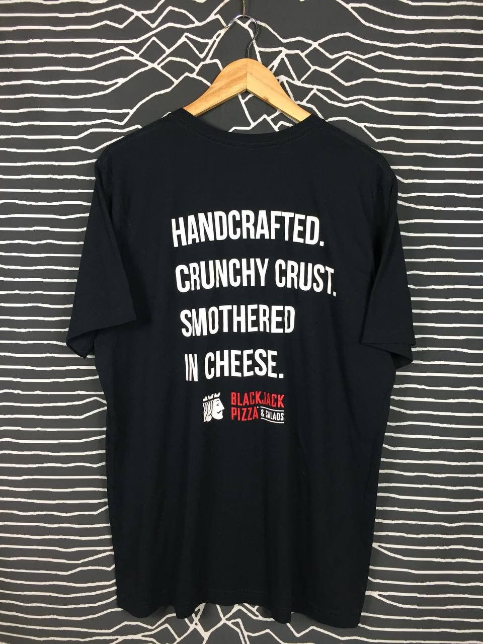 Vintage Blackjack Pizza & Salad Restaurants Souvenir Tee Size US XL / EU 56 / 4 - 2 Thumbnail
