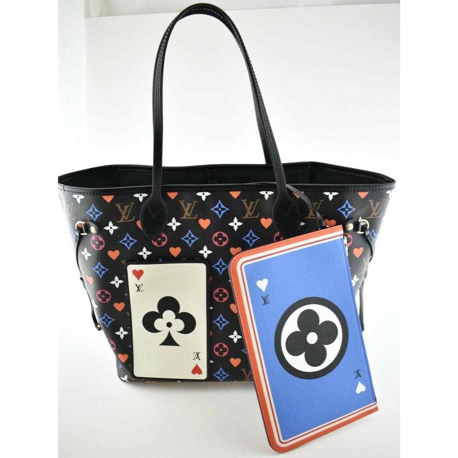 Louis Vuitton Louis Vuitton Black Red Heart Tote Top Handle Shoulder Bag Size ONE SIZE - 2 Thumbnail