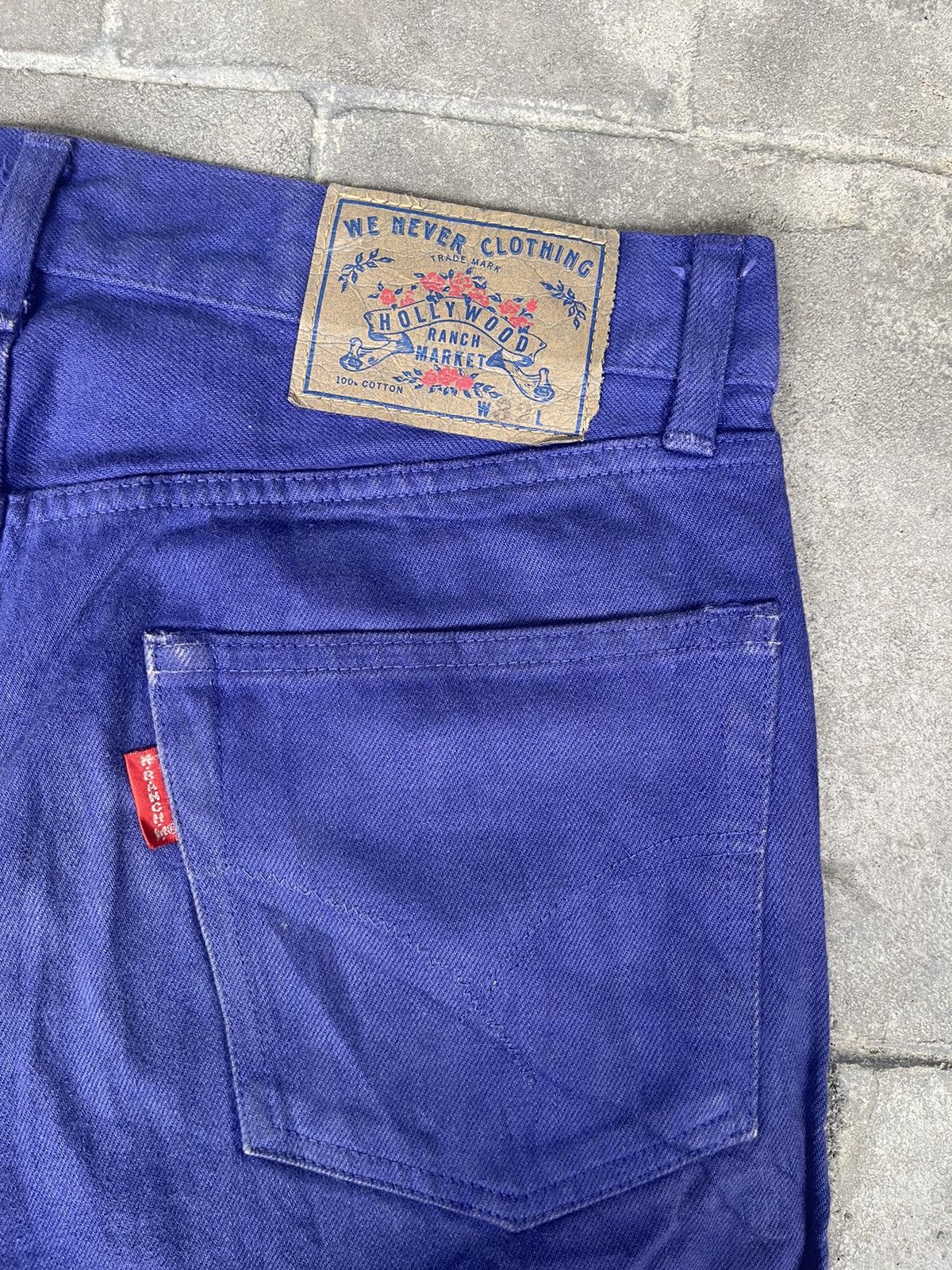 HOLLYWOOD RANCH MARKET JAPAN MADE Hollywood Ranch Market Selvedge Blue Size US 32 / EU 48 - 5 Thumbnail