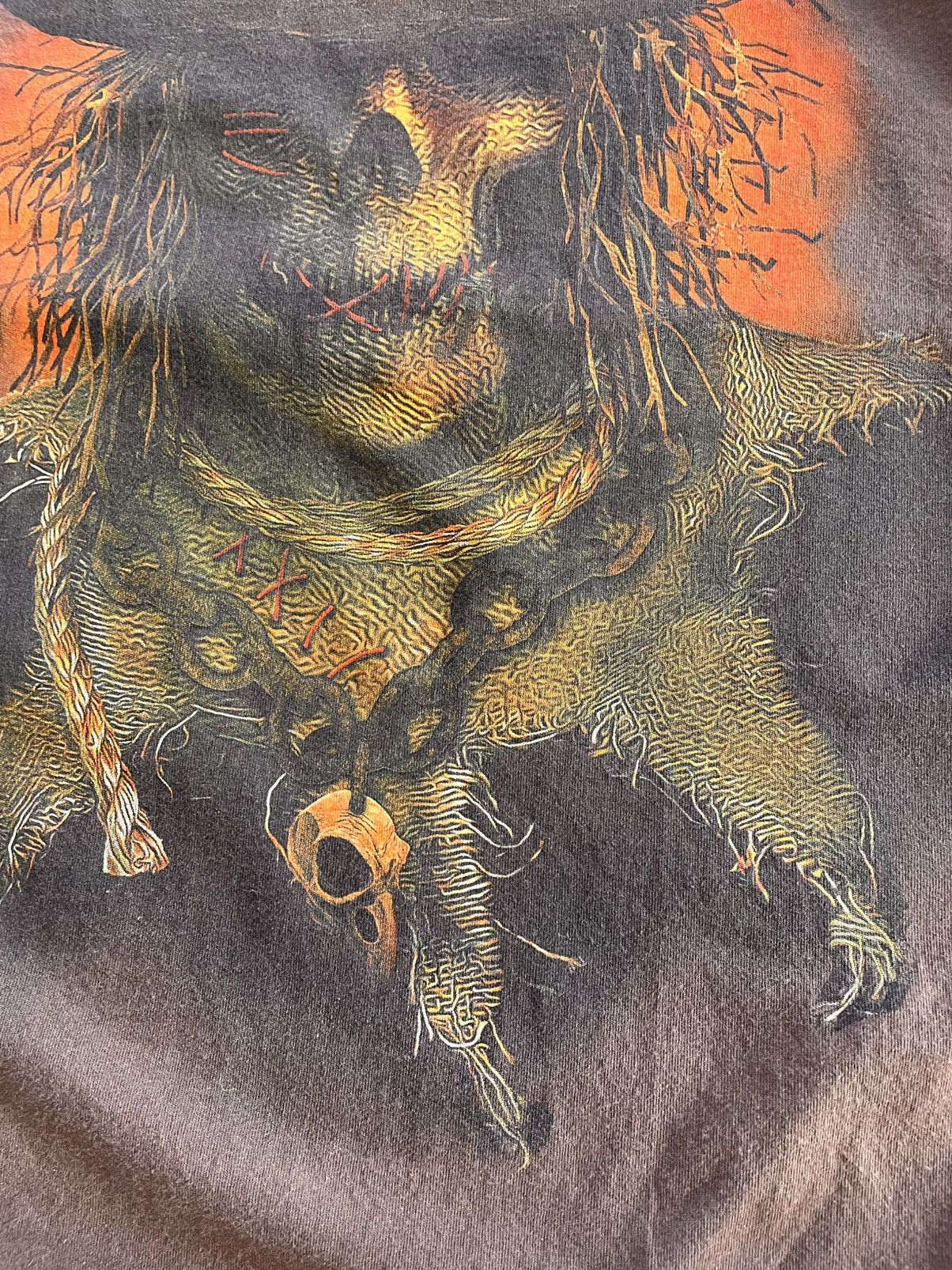 Vintage Vintage Y2K Happy Halloween Cowboy Skeleton Horror T Shirt L Size US L / EU 52-54 / 3 - 7 Thumbnail