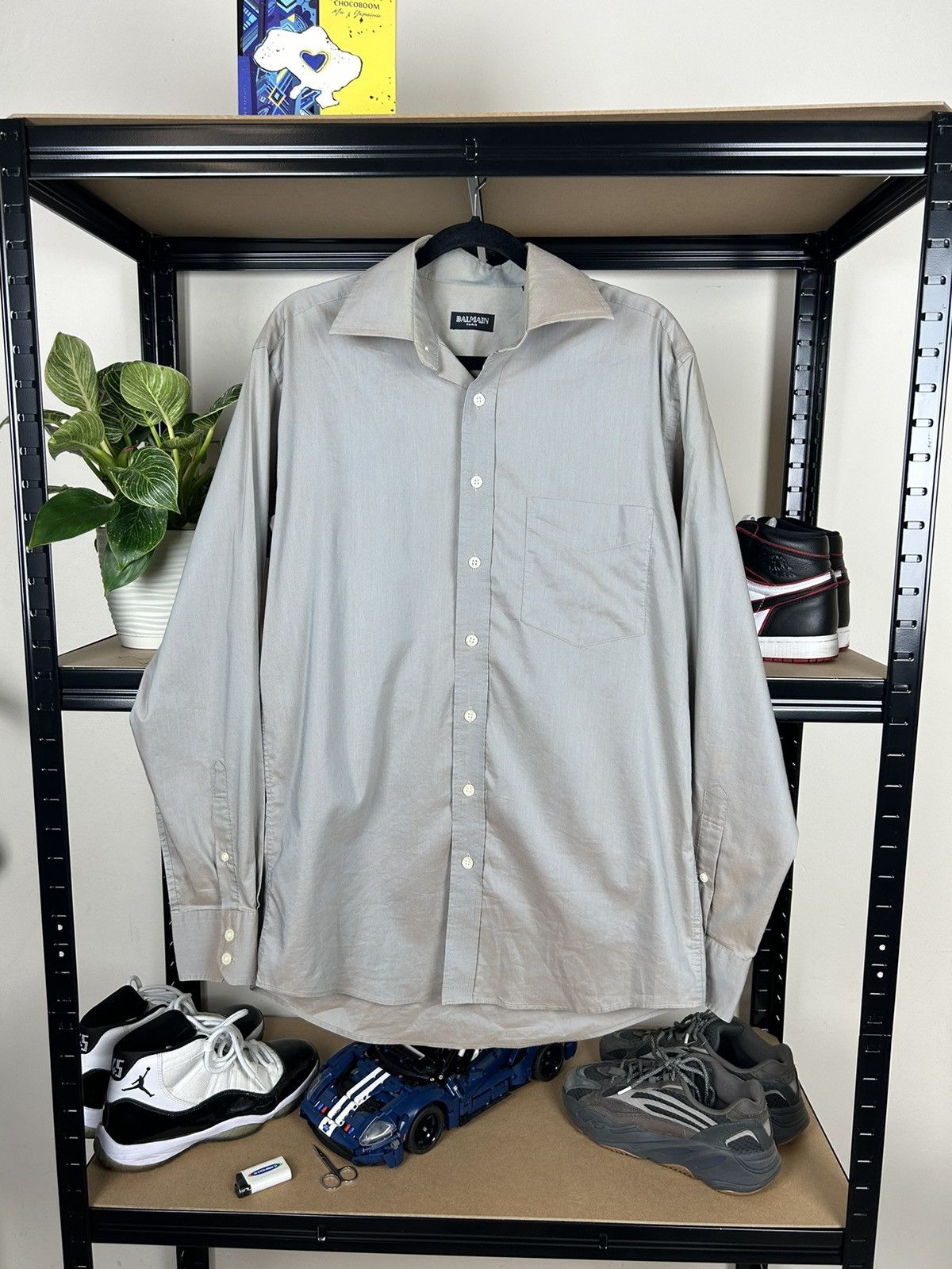 Balmain × Vintage Vintage Balmain shirt Size US L / EU 52-54 / 3 - 1 Thumbnail