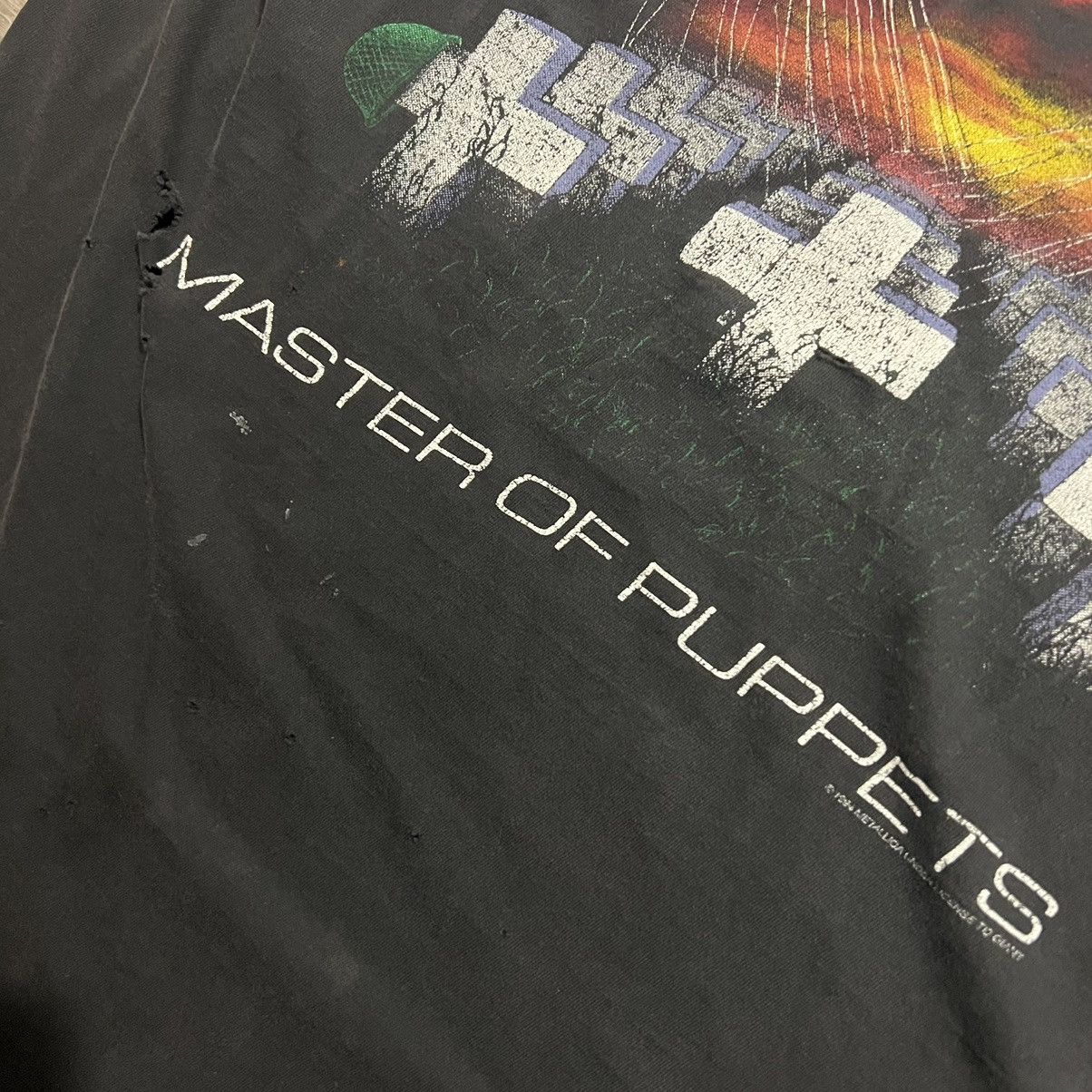 Band Tees Vintage Metallica Master Of Puppets Track List Tee Size US XL / EU 56 / 4 - 5 Thumbnail