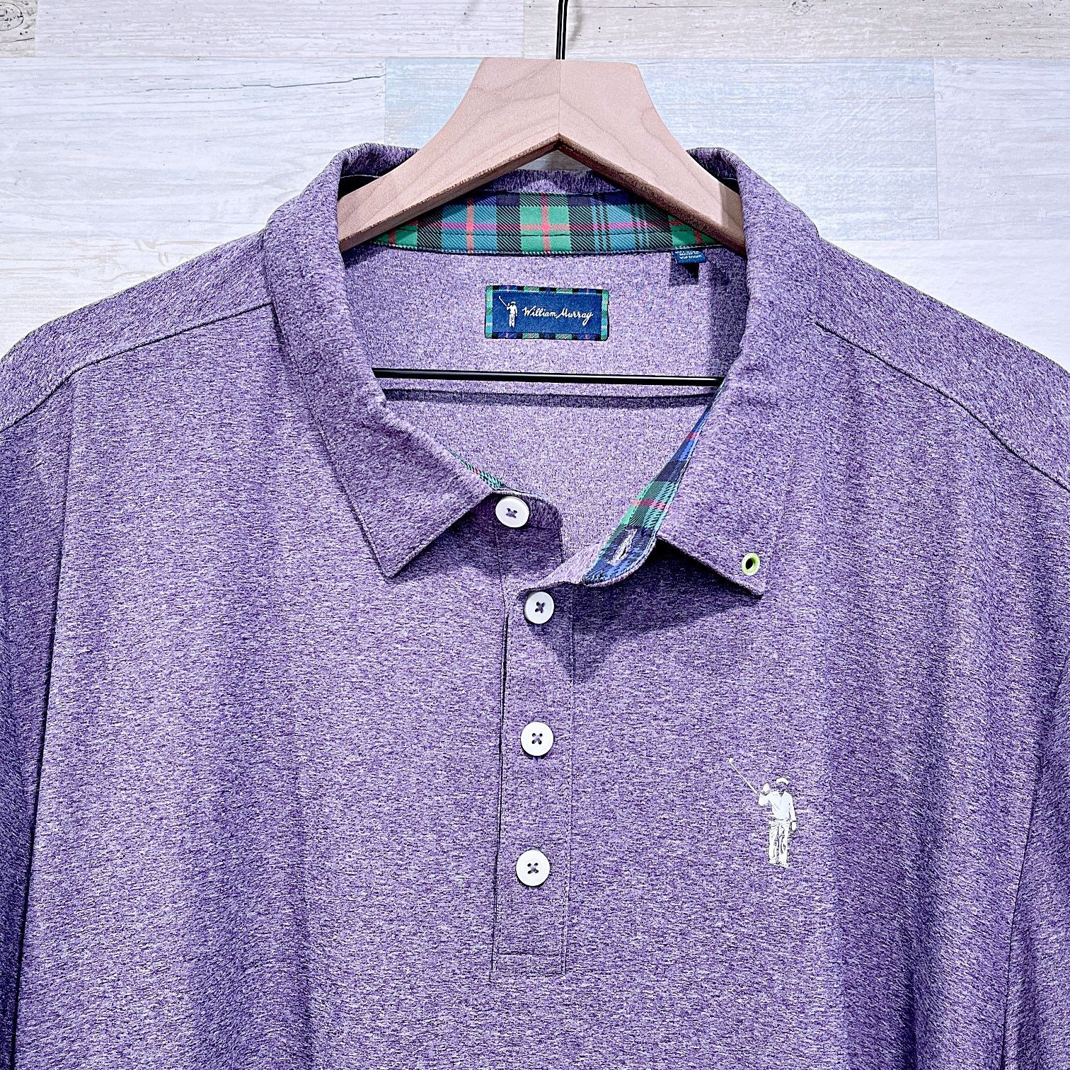 Other William Murray Classic Performance Golf Polo Purple Mens XXL Size US XXL / EU 58 / 5 - 2 Thumbnail