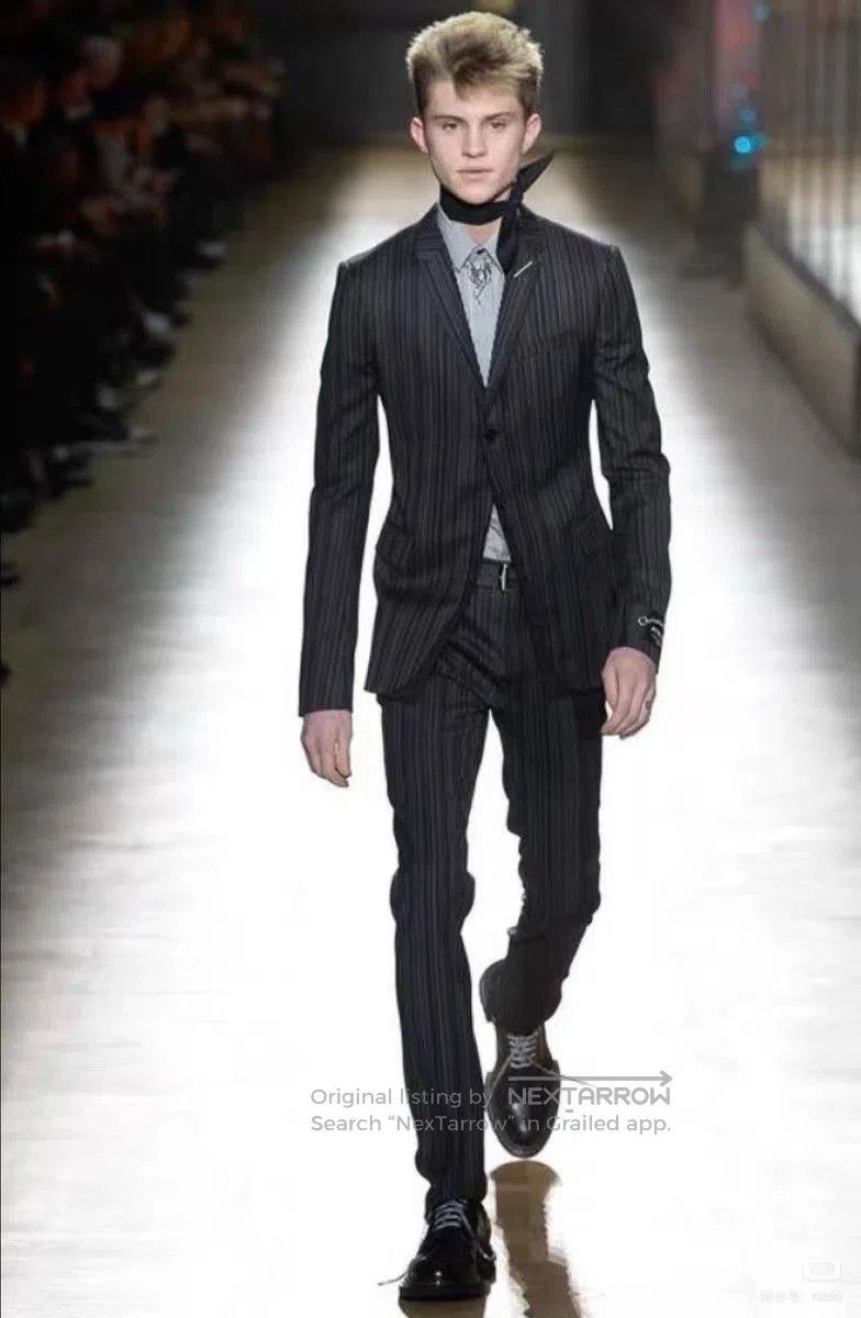 Dior Dior Homme 2018FW Striped Silver Badge Suit. Size US L / EU 52-54 / 3 - 8 Thumbnail