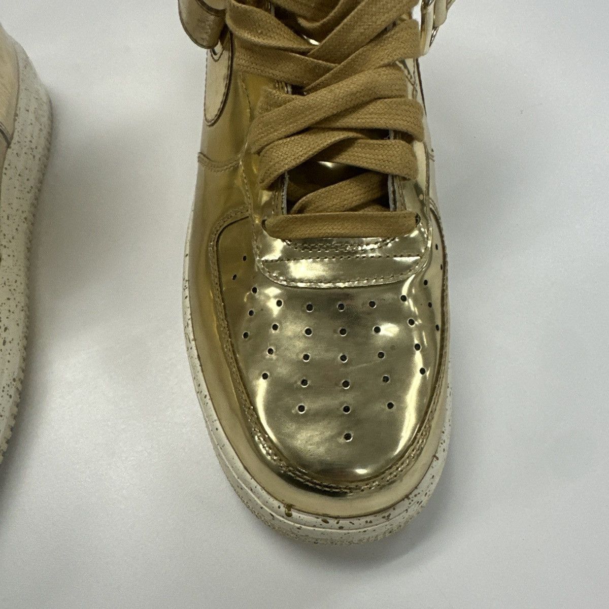 Nike Nike Lunar Force 1 Mid SP “Liquid Gold” Size 9.5 - Rare Size US 9.5 / EU 42-43 - 12 Thumbnail