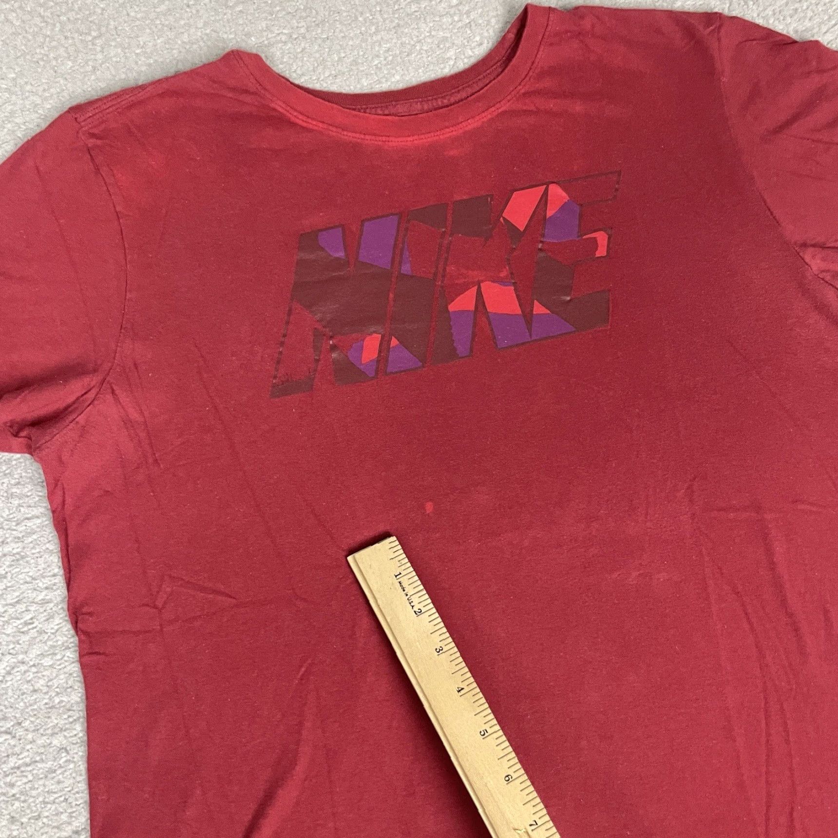 Nike VINTAGE Nike T-Shirt Adult Large Swoosh Graphic Logo Tee Red Sports Logo Men L Shirts Mens Size US L / EU 52-54 / 3 - 4 Thumbnail
