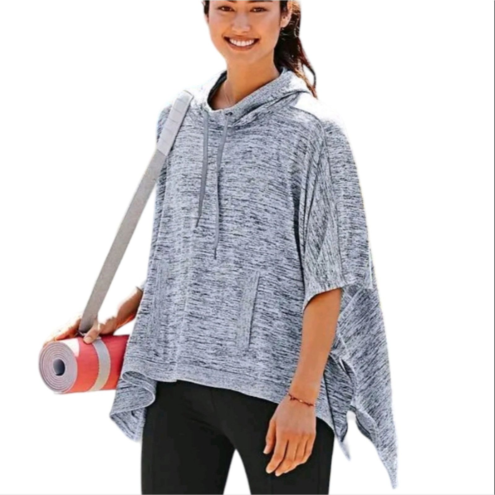 Athleta Athleta Blissfull Hooded Poncho Hoodie Small Size S / US 4 / IT 40 - 3 Thumbnail