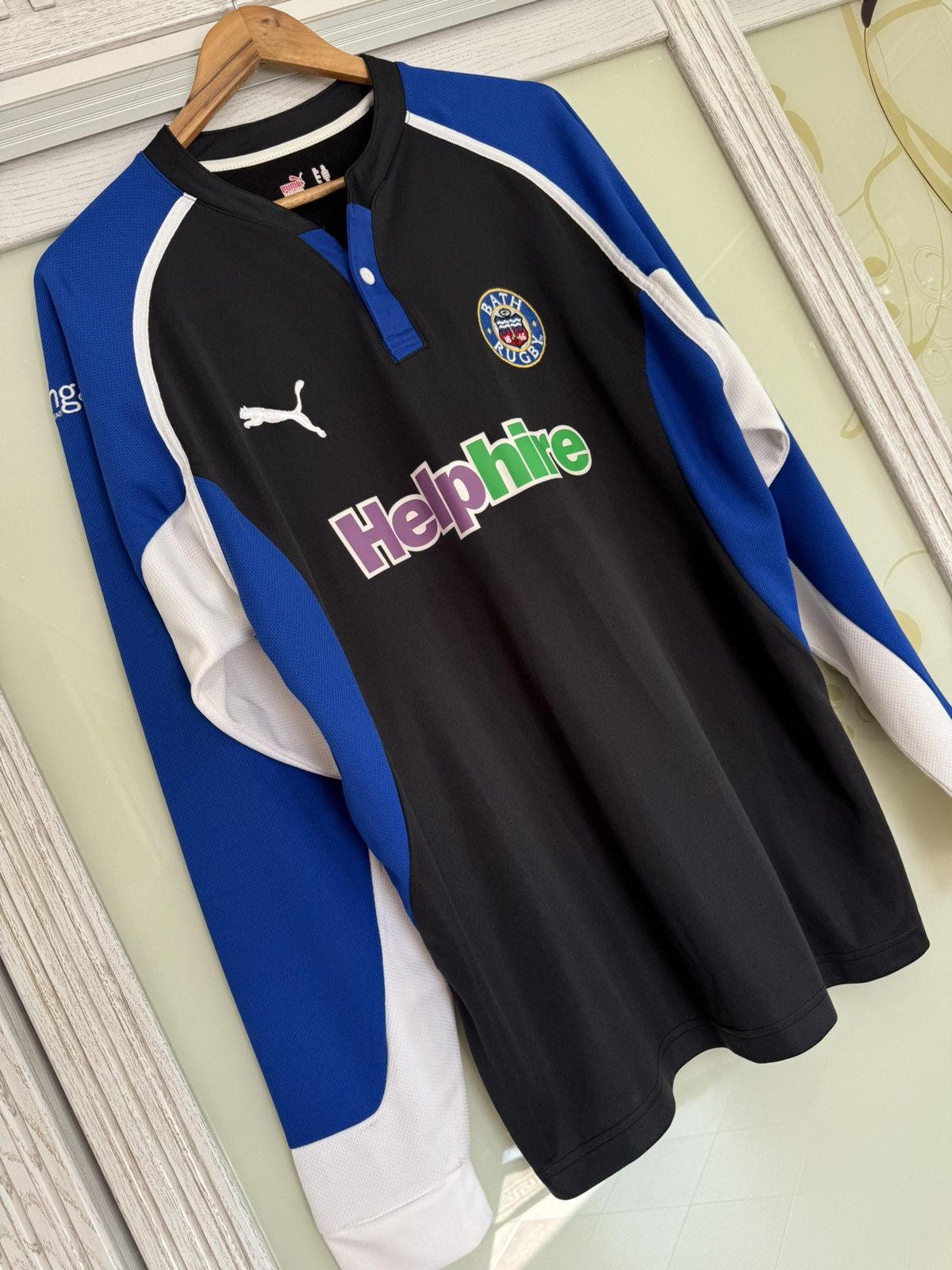 Vintage Bath 2006-2007 Rugby Long Sleeve Jersey Kit Shirt