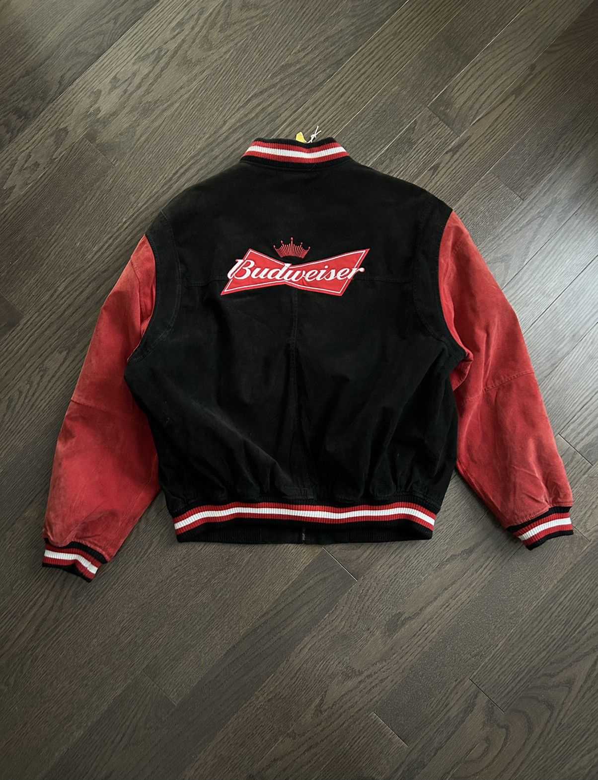 NASCAR × Vintage Vintage 90s Budweiser varsity jacket | Grailed 
