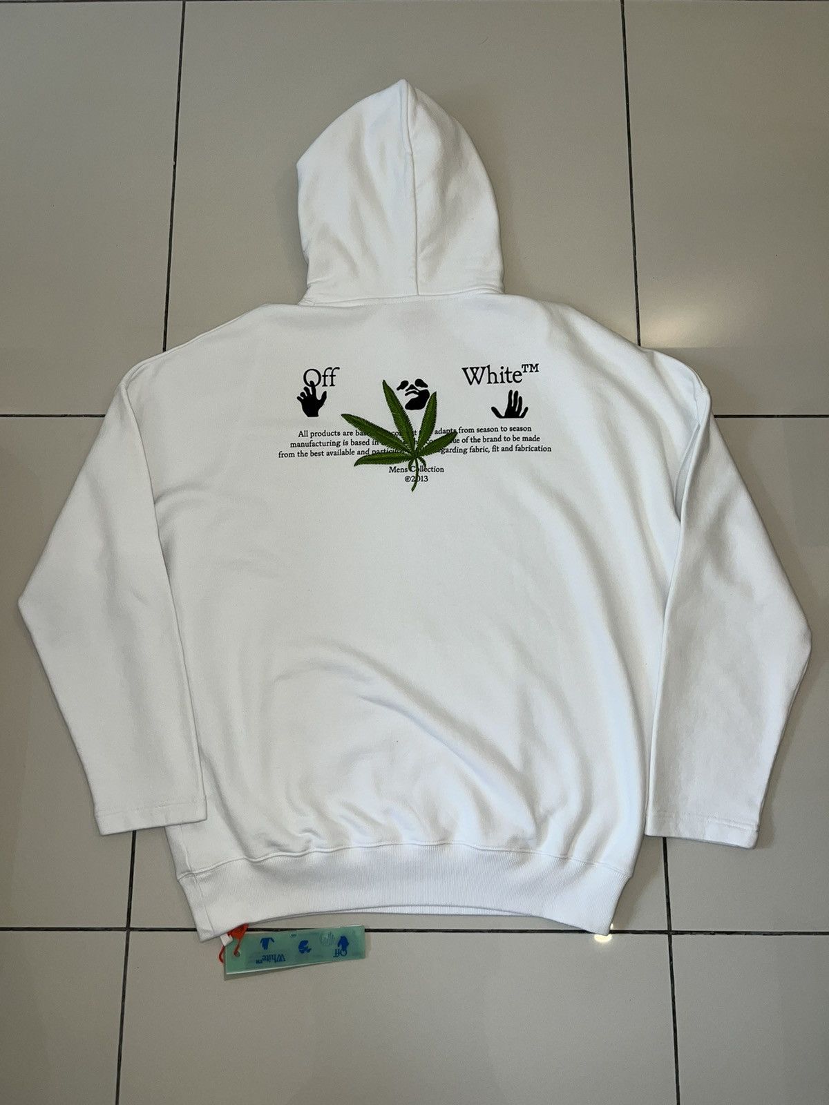 Off-White Off White High Weed Hoodie White Size US XXL / EU 58 / 5 - 1 Thumbnail
