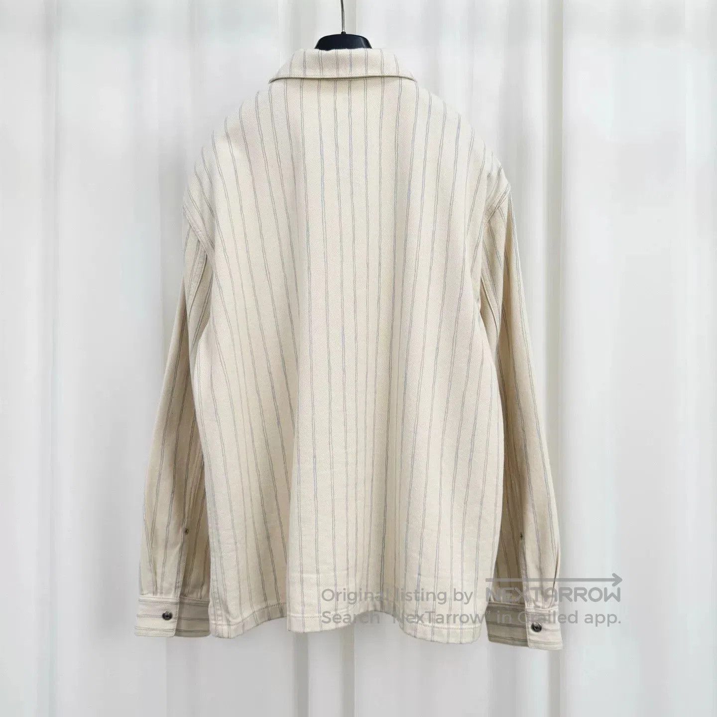 Dior Dior 25 New Beige Embroidered Striped Denim Jacket. Size US L / EU 52-54 / 3 - 2 Thumbnail