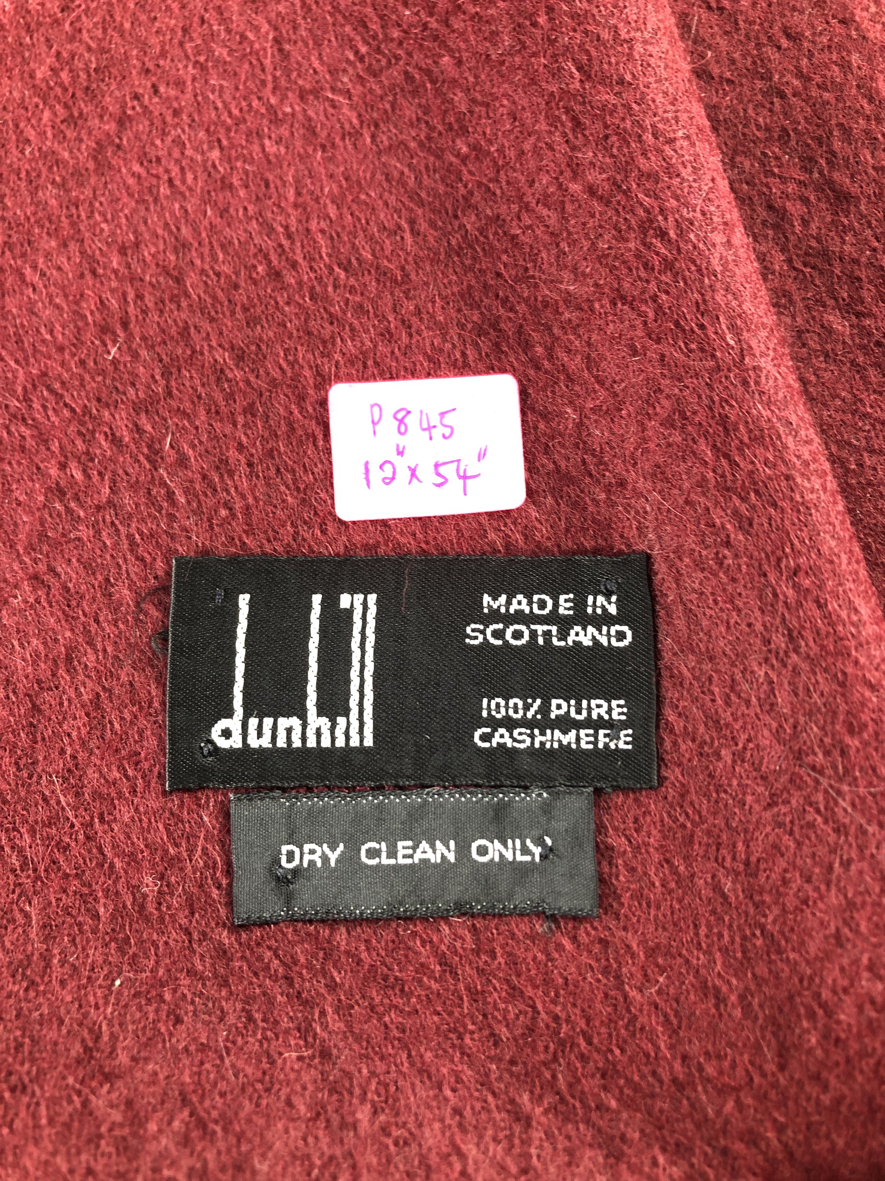Alfred Dunhill Alfred Dunhill Cashmere Scarf / Muffler / Neckwear P845 Size ONE SIZE - 5 Thumbnail