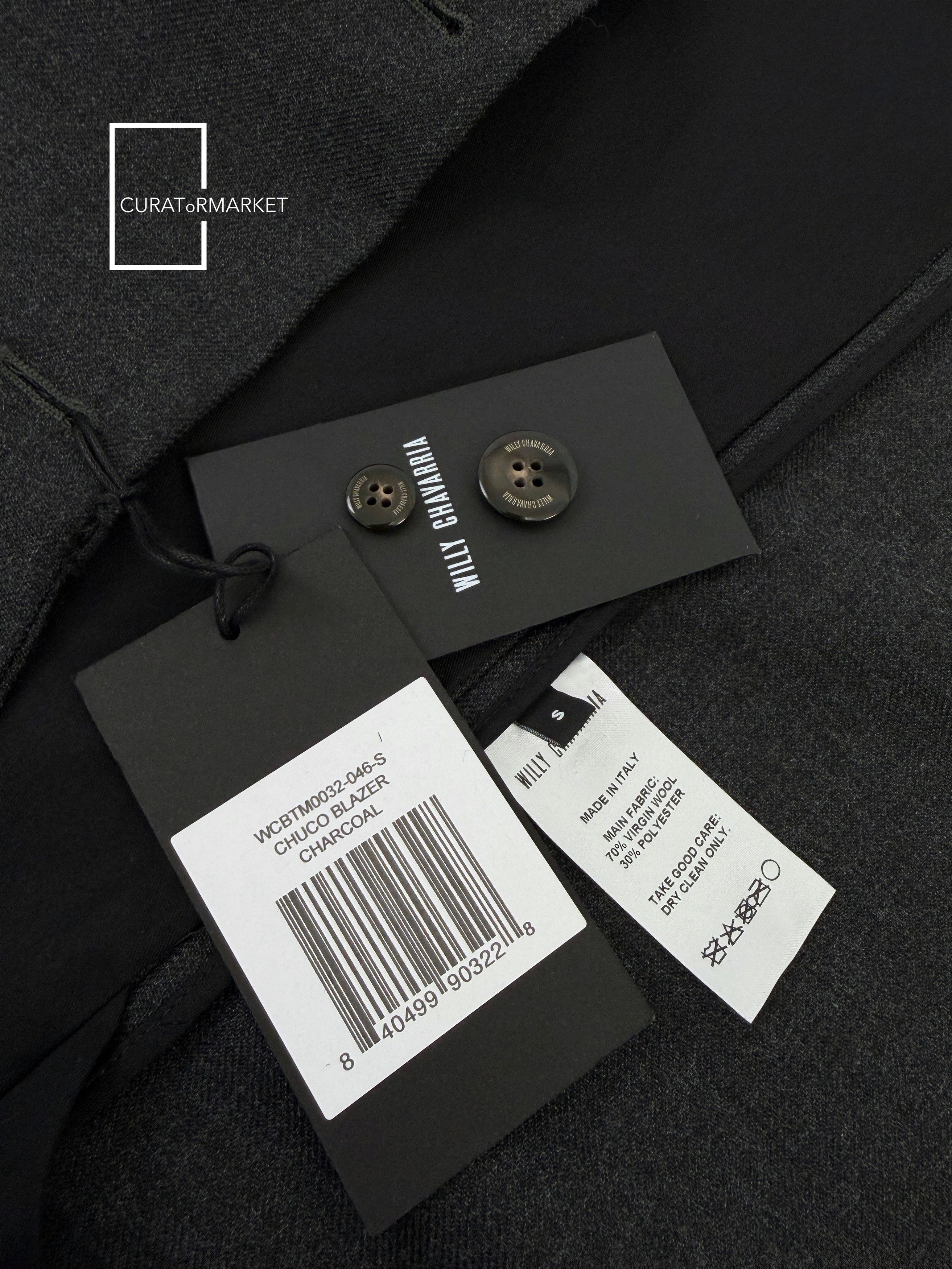 Willy Chavarria Runway Oversized Tailoring Wool Chuco Blazer Tarantula FW25 Size US S / EU 44-46 / 1 - 11 Thumbnail