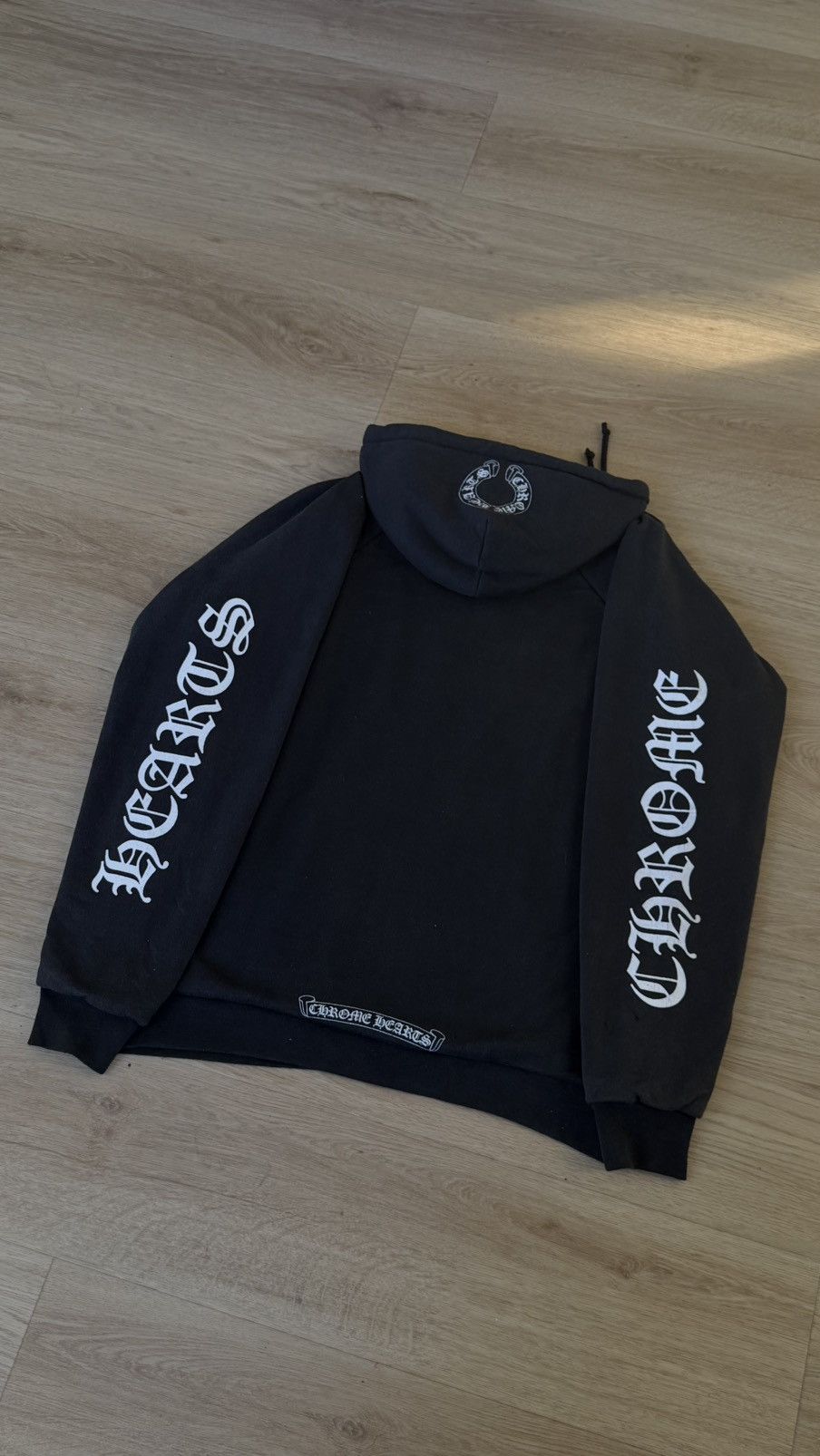 Chrome Hearts VINTAGE Chrome Hearts Thermal Pullover Hoodie Size US M / EU 48-50 / 2 - 4 Thumbnail