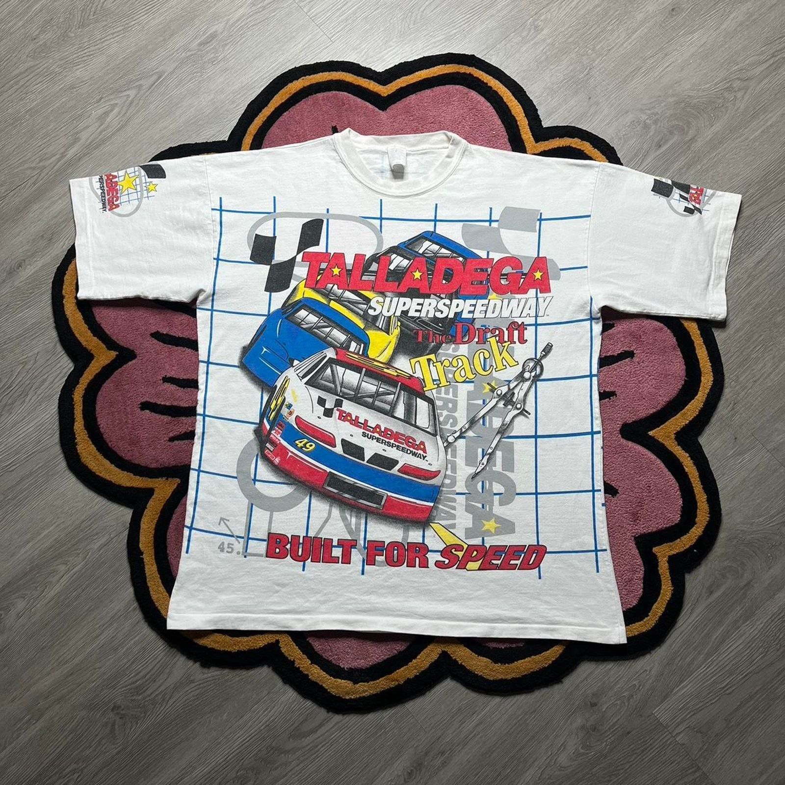 90s Talladega Superspeedway selling Double Sided Tee