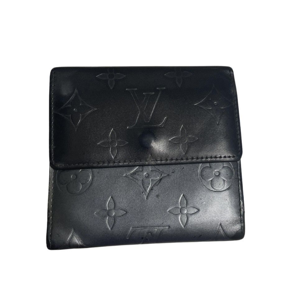 Louis Vuitton Louis Vuitton Black Matte Vernis Monogram Wallet Size ONE SIZE - 2 Thumbnail