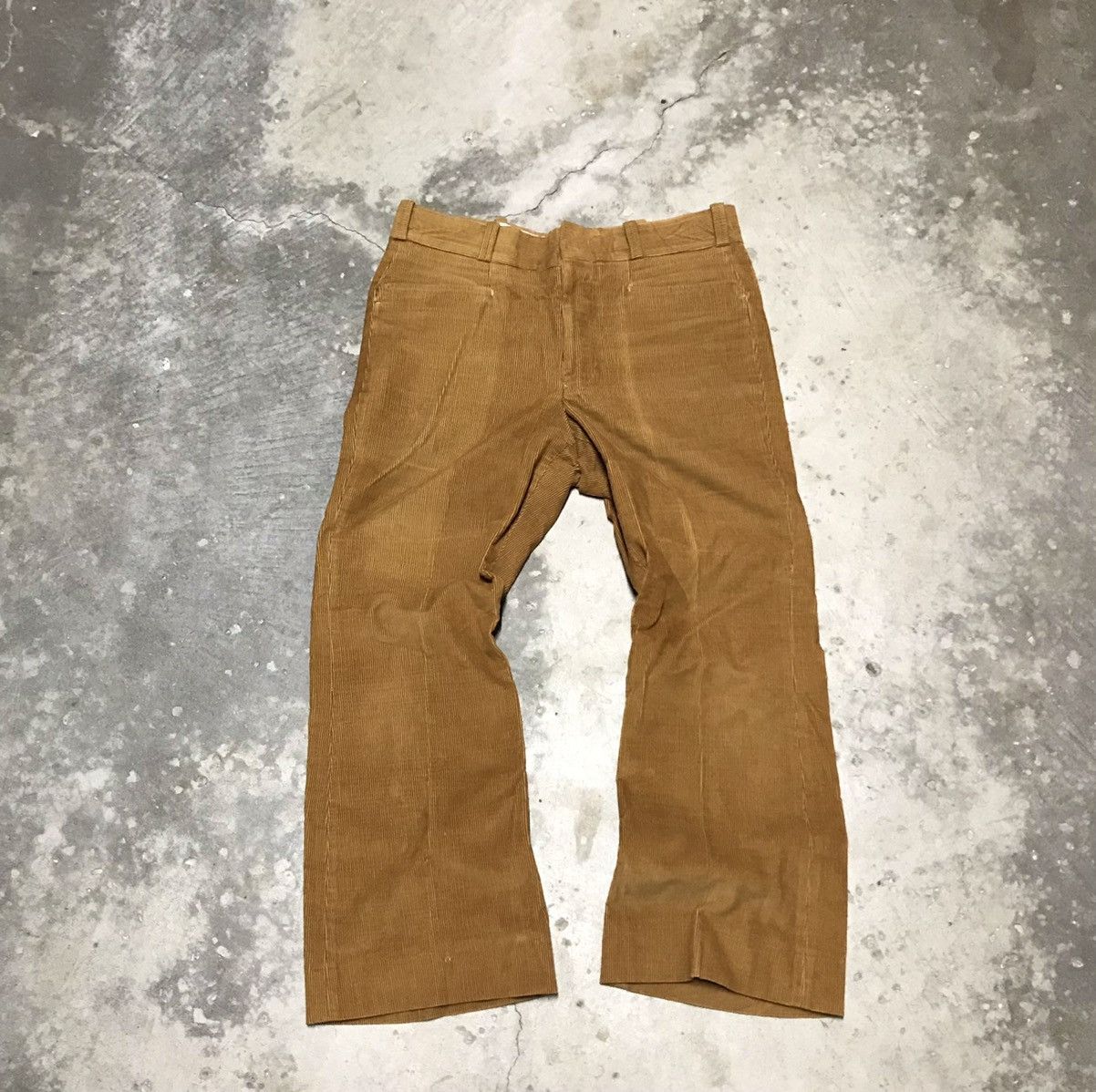 Vintage Vintage 70's Corduroy Flare Bell Bottom Talon Zip Pants