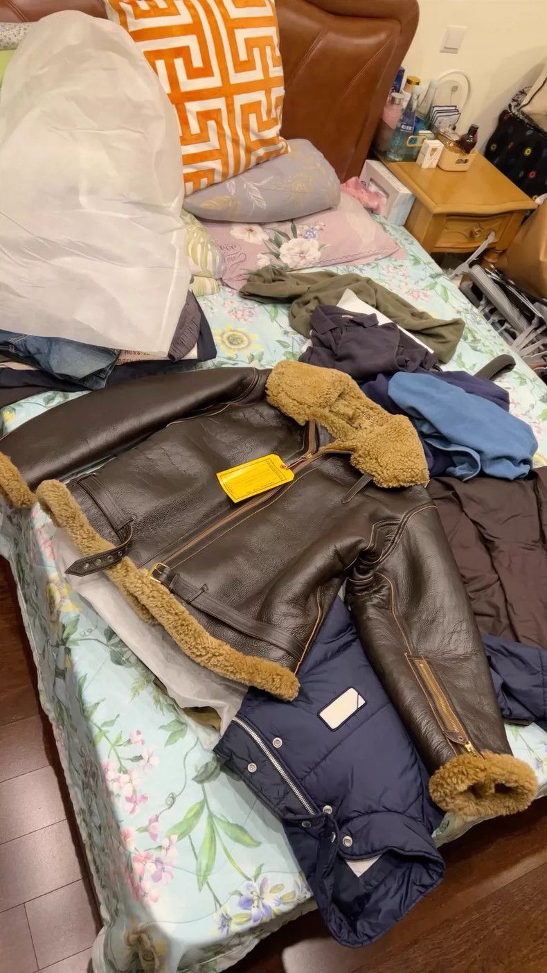 The Real McCoy's The Real McCoys Size42 TYPE B-3 Leather and Fur One-Piece F Size US M / EU 48-50 / 2 - 1 Thumbnail