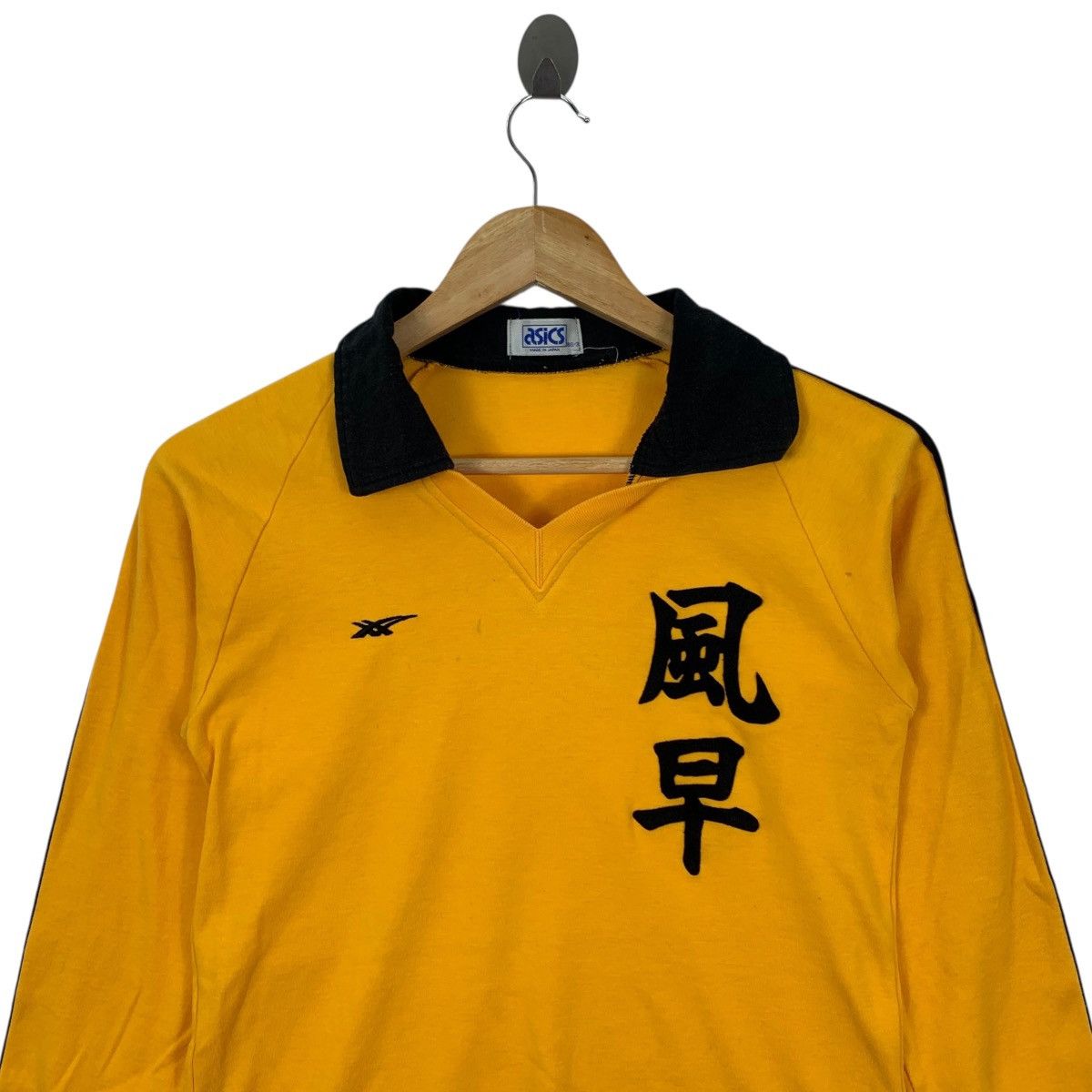 Asics Vintage 90s ASICS SPORTSWEAR Track Top V-Nevk Shirt Size US XS / EU 42 / 0 - 2 Thumbnail