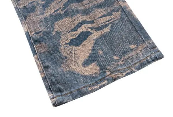 VIBE #30 Tie-Dye Print Print Flared Wide Leg Jeans Size US 31 - 6 Thumbnail