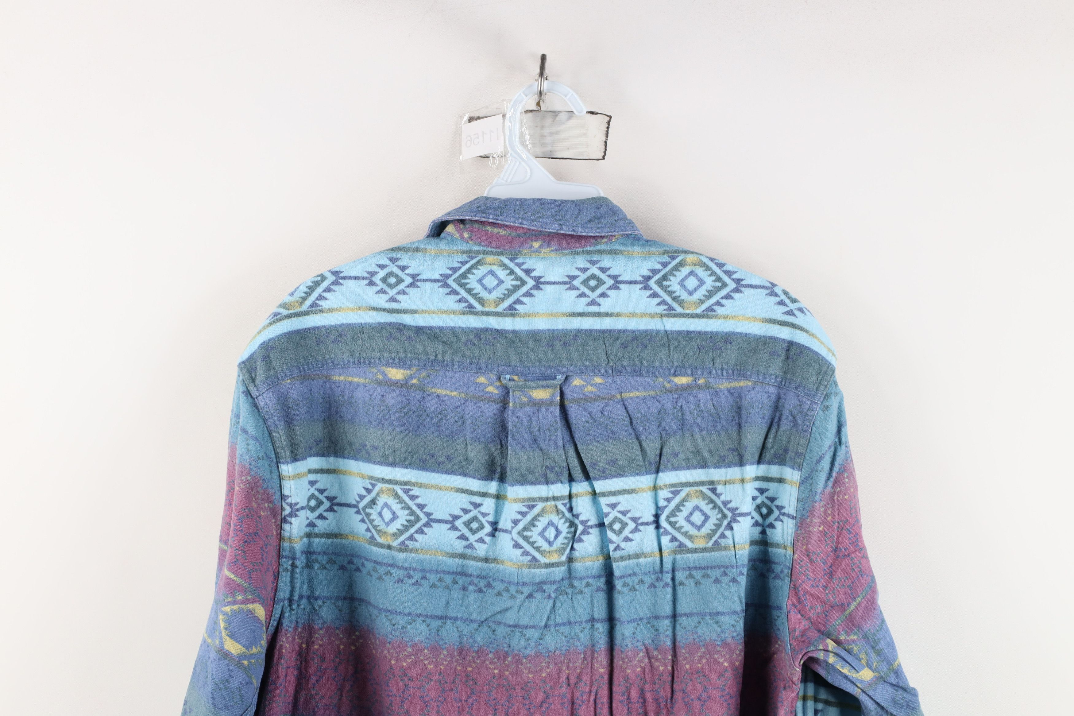 Cabelas Vintage 90s Cabelas Southwestern Chamois Cloth Button Shirt Size M / US 6-8 / IT 42-44 - 8 Thumbnail