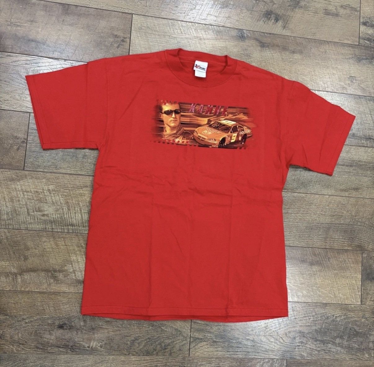 Chase Authentics Vintage Kasey Kahn Dodge Racing Graphic Tee Large Red Chase Size US L / EU 52-54 / 3 - 1 Thumbnail