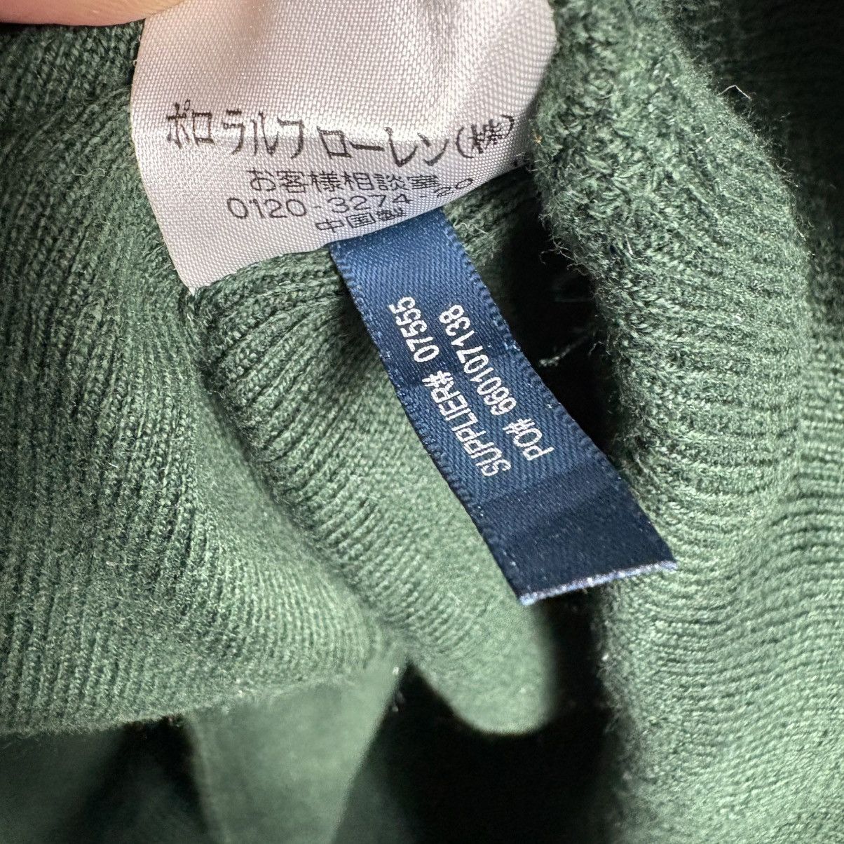 Polo Ralph Lauren Vintage 90s Polo Ralph Lauren Olive Green Cardigan Sweater Size US L / EU 52-54 / 3 - 6 Thumbnail