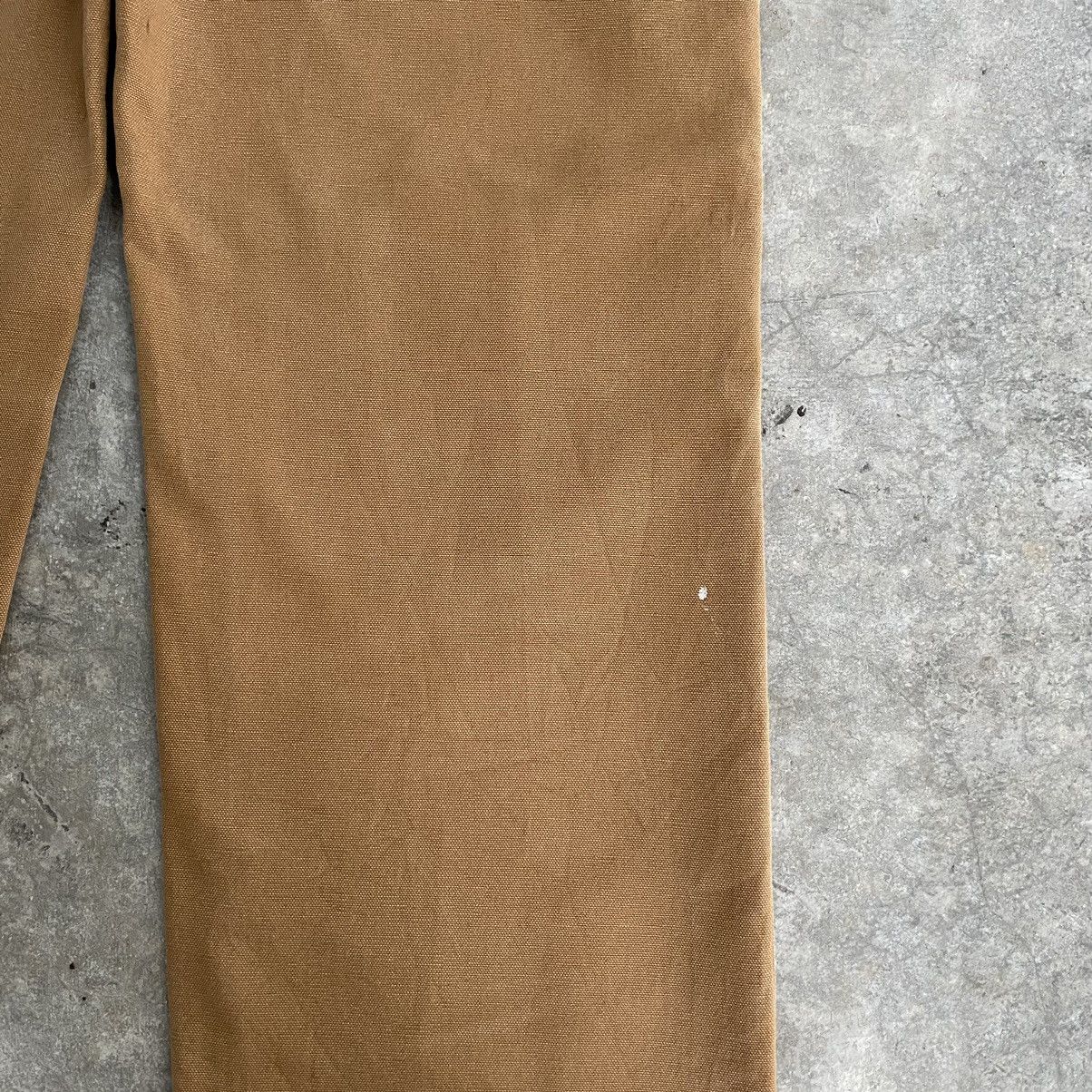 Carhartt Vintage Carhartt Blanket Lined Tan Carpenter Pants Size US 31 - 19 Thumbnail