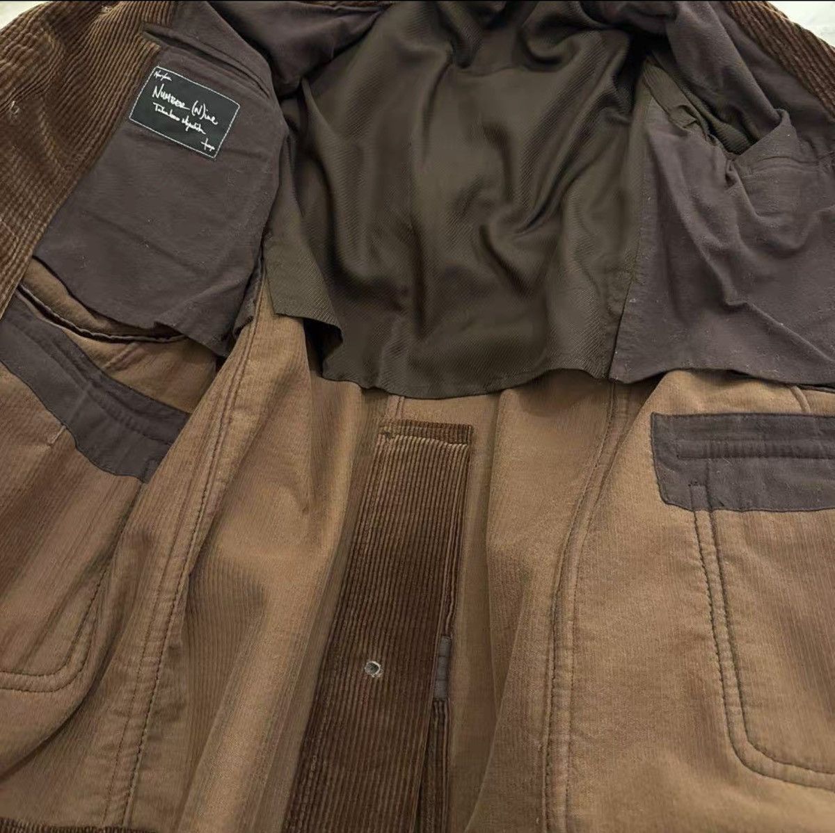Number (N)ine Number (N)ine Fall/Winter 2008 Corduroy Long Jacket Size US M / EU 48-50 / 2 - 3 Thumbnail